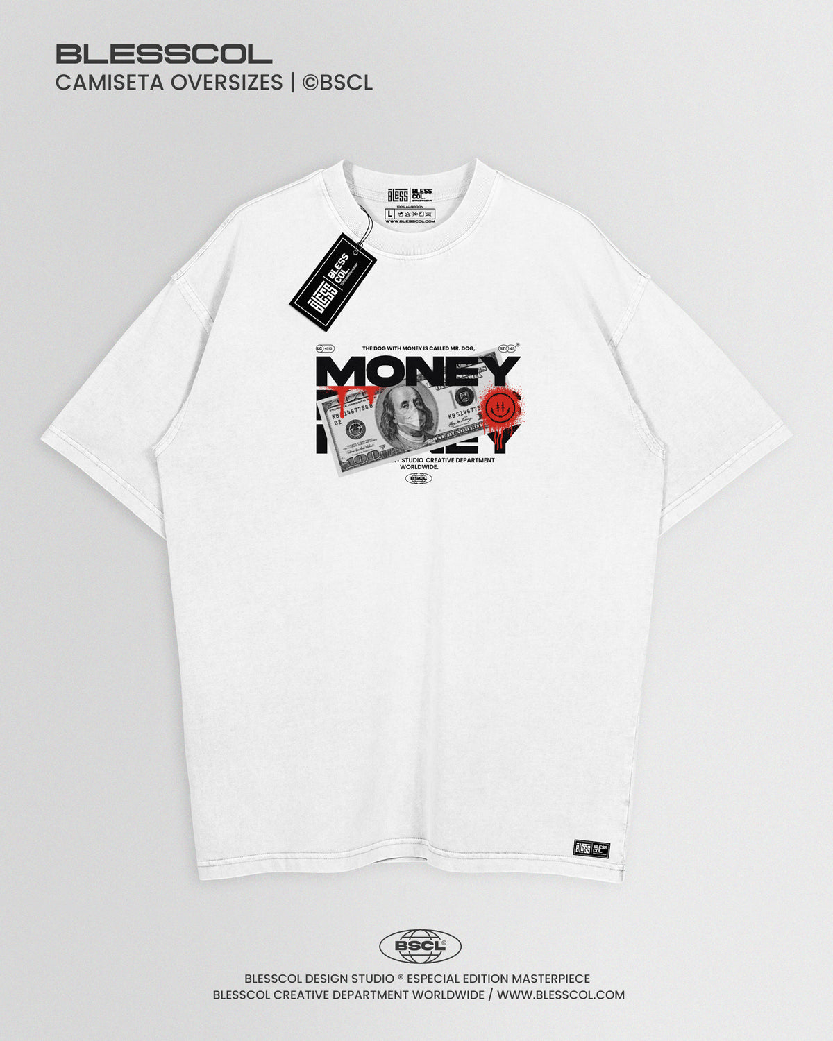 CAMISETA OVERSIZE BLESS MONEY