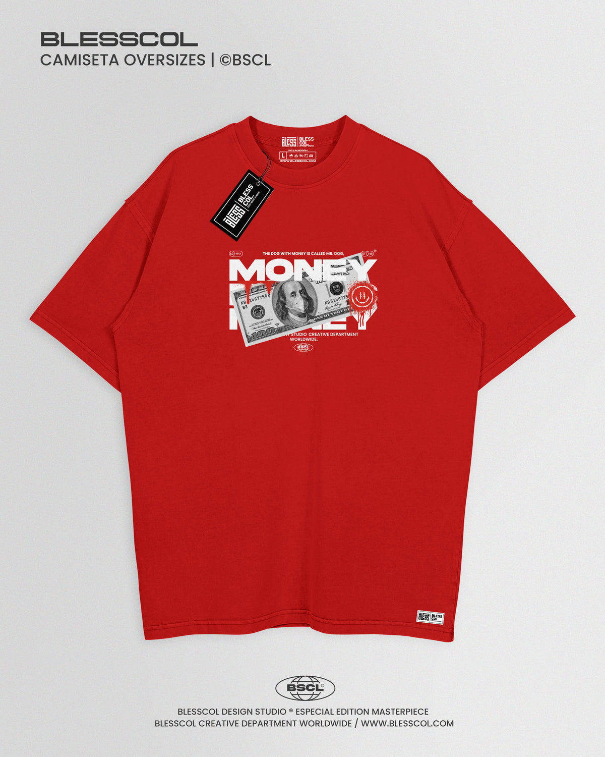 CAMISETA OVERSIZE BLESS MONEY