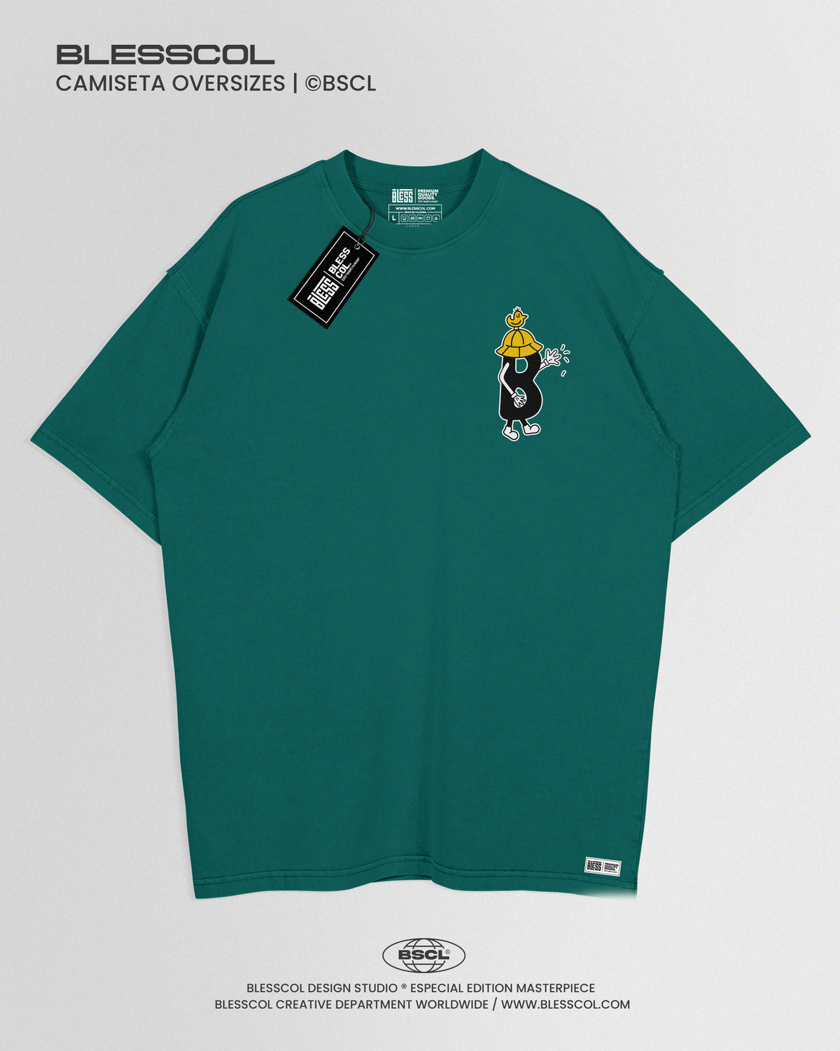 CAMISETA OVERSIZE BLESS WORLD