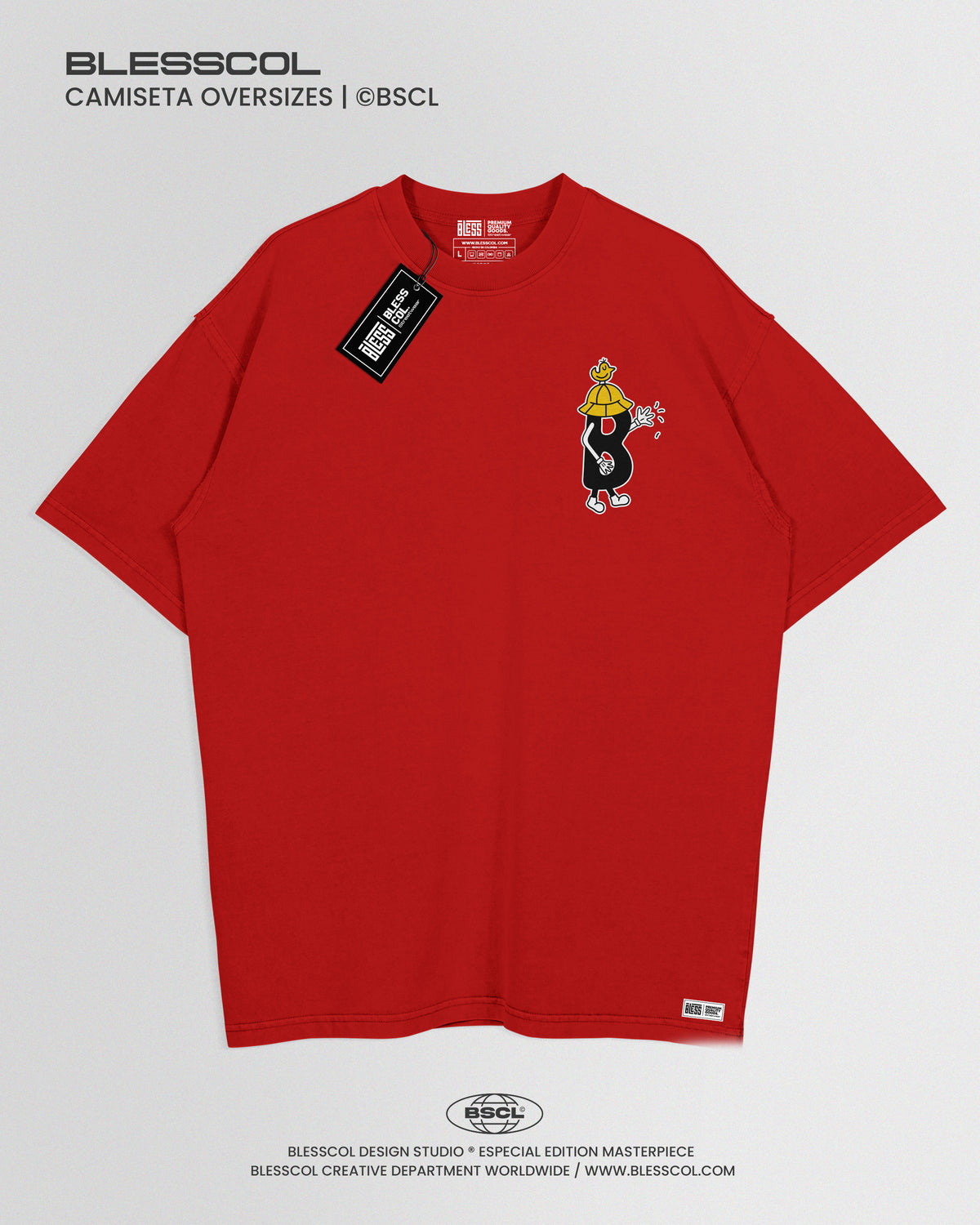 CAMISETA OVERSIZE BLESS WORLD