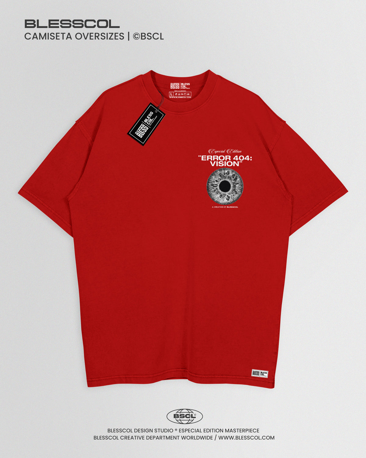 CAMISETA OVERSIZE ERROR 404: VISION