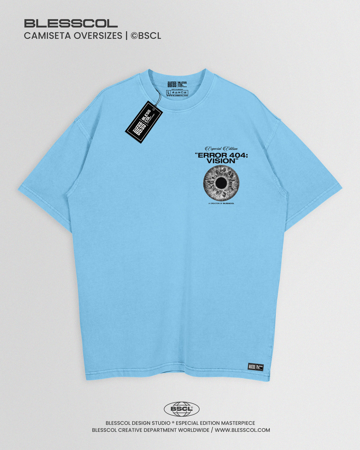 CAMISETA OVERSIZE ERROR 404: VISION