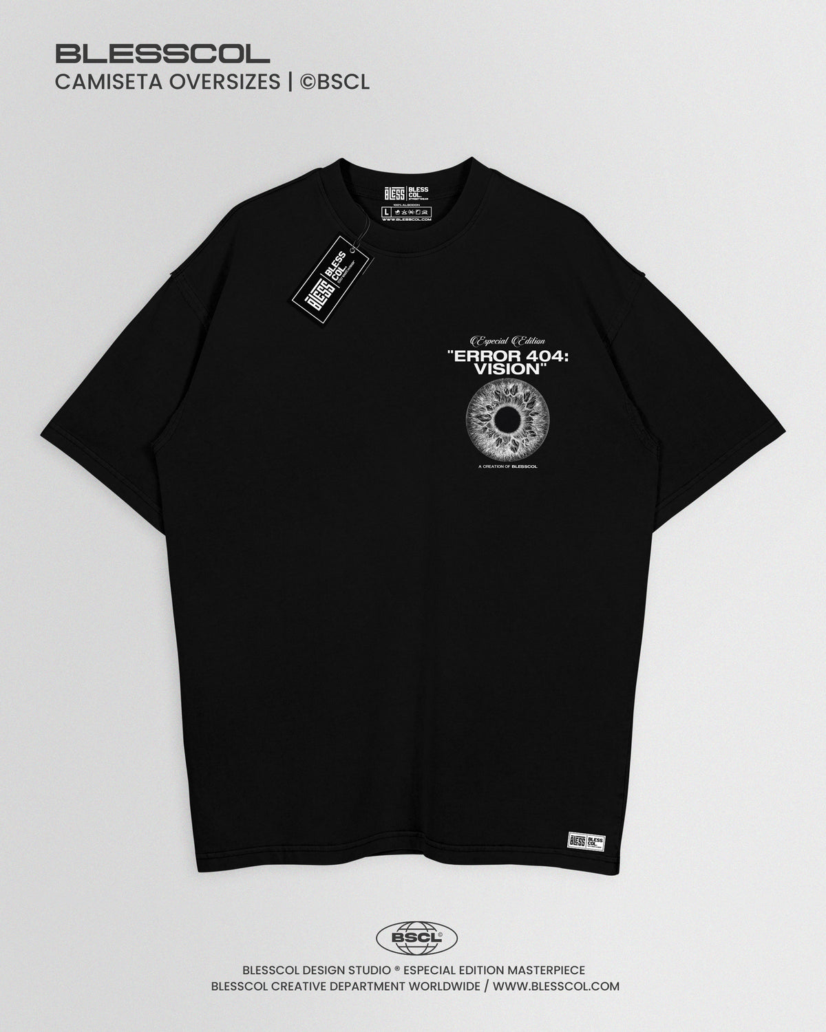CAMISETA OVERSIZE ERROR 404: VISION
