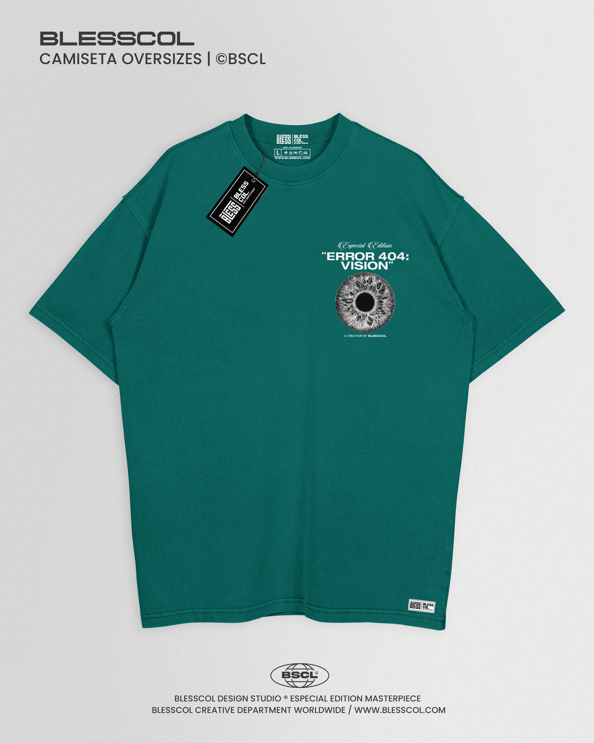 CAMISETA OVERSIZE ERROR 404: VISION
