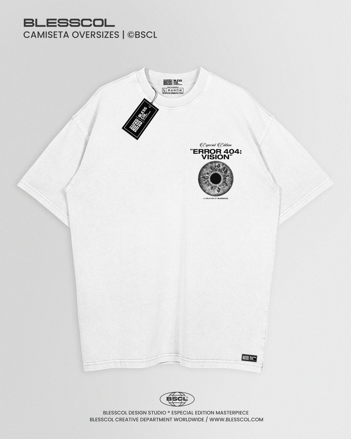 CAMISETA OVERSIZE ERROR 404: VISION