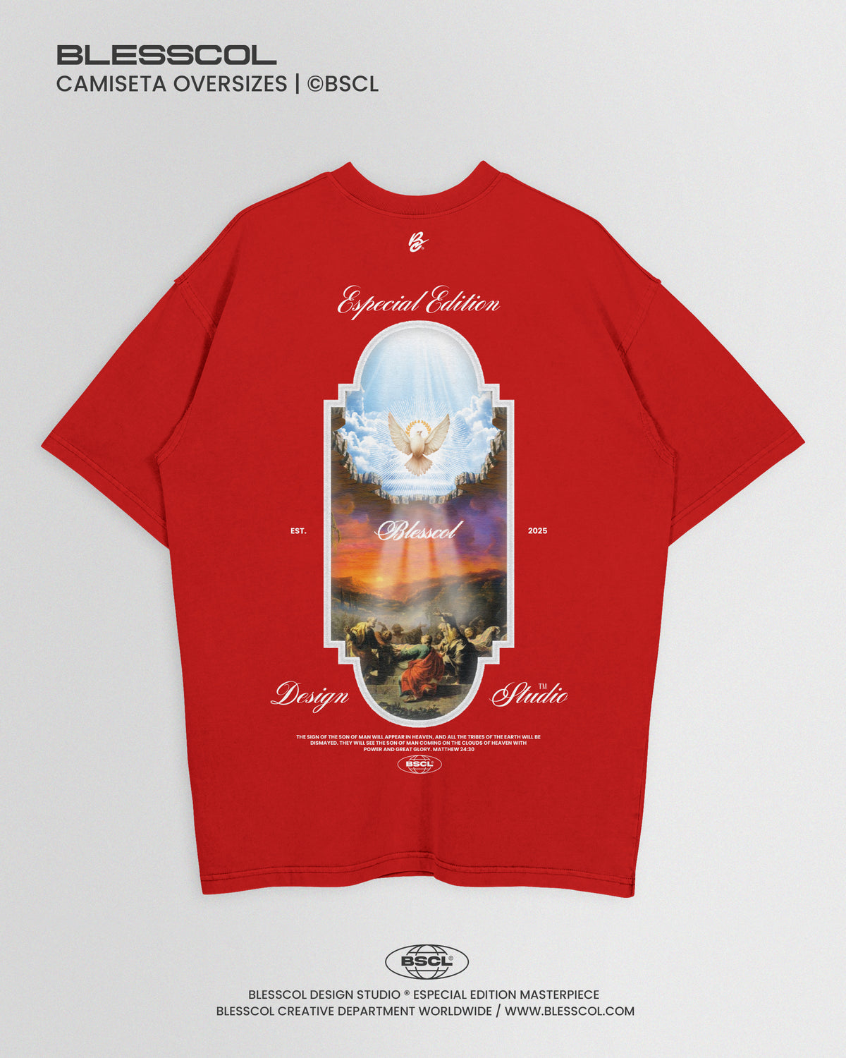 CAMISETA OVERSIZE ESPECIAL MATTEW 24:30