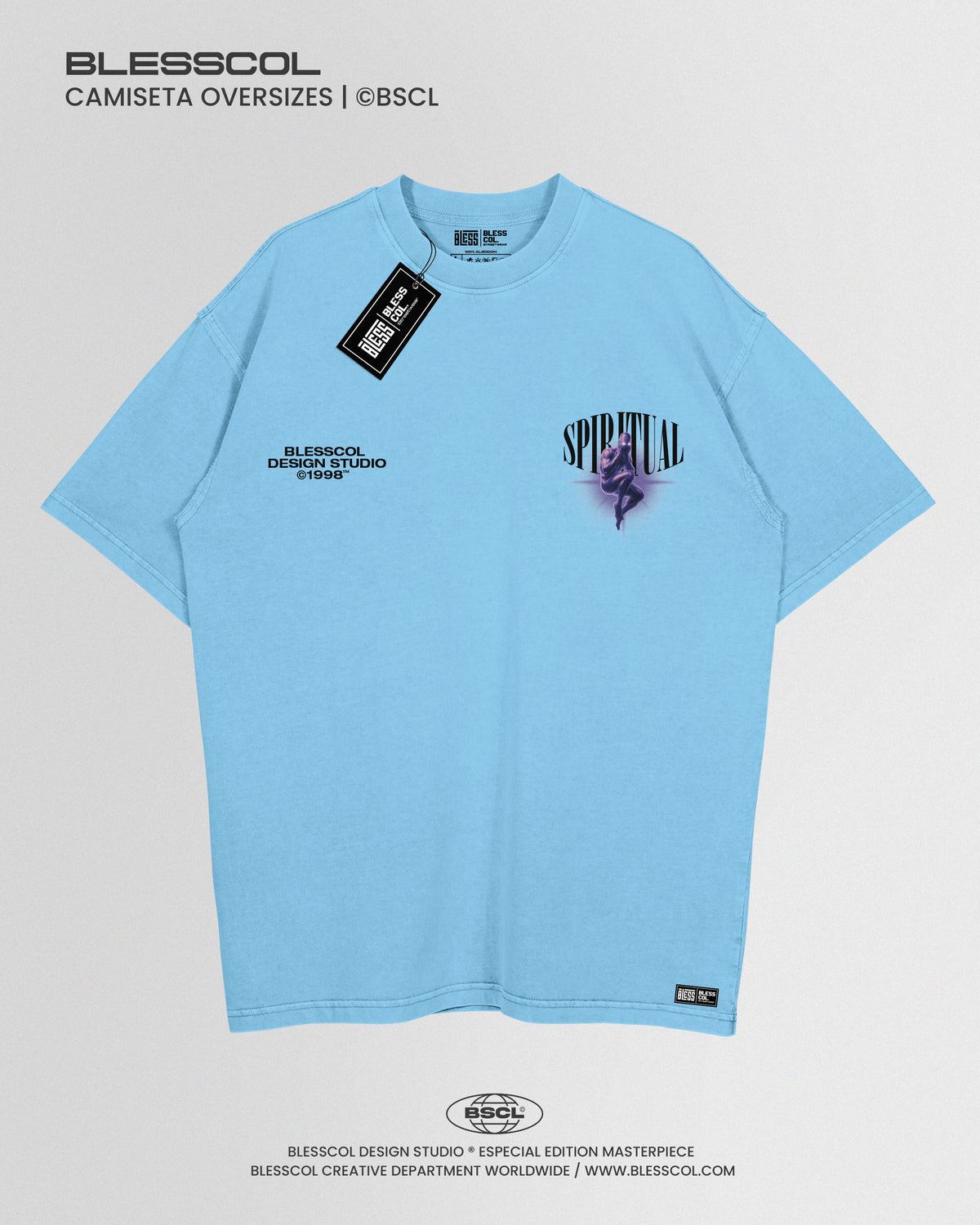 CAMISETA OVERSIZE ESPIRITUAL EDITION