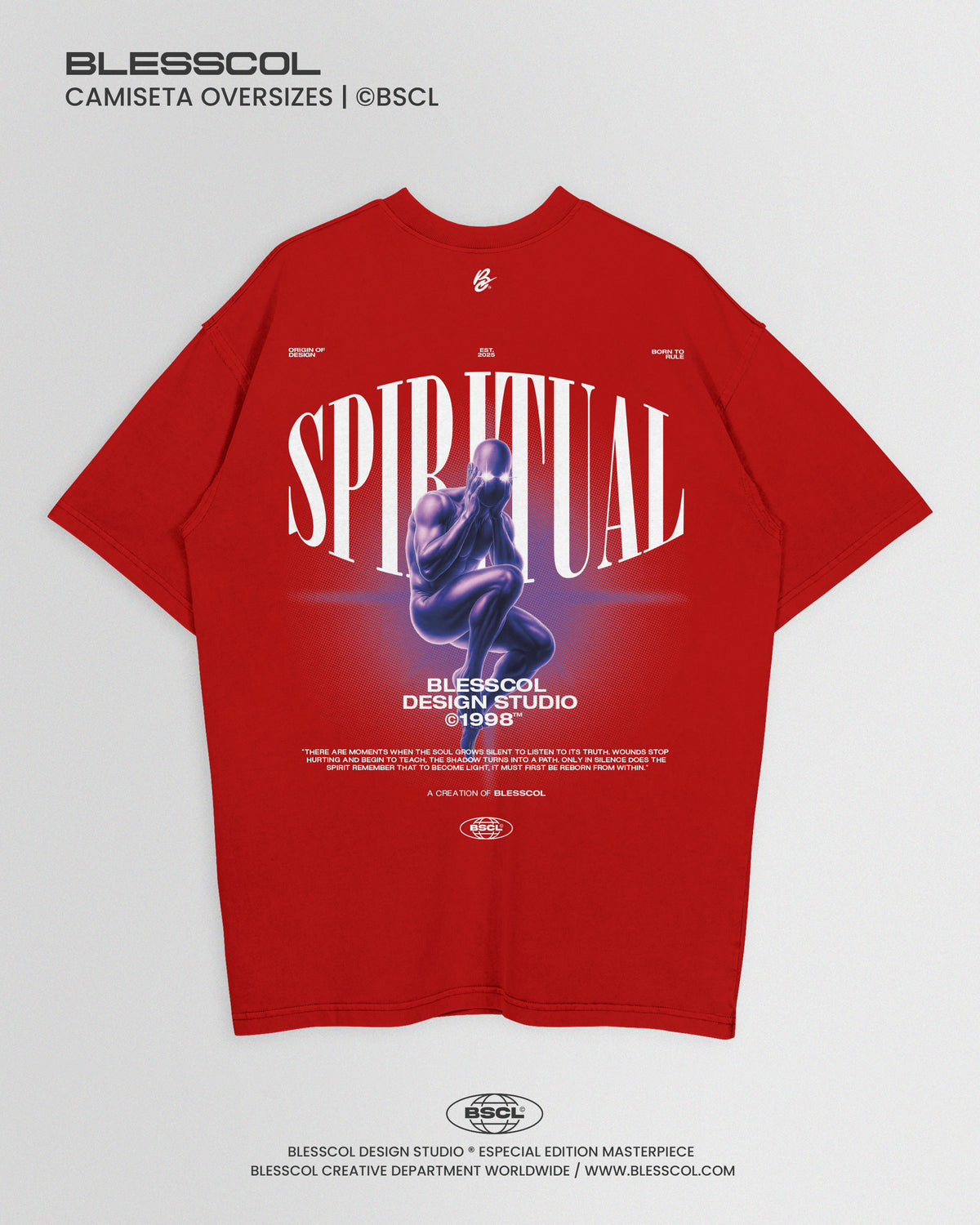 CAMISETA OVERSIZE ESPIRITUAL EDITION