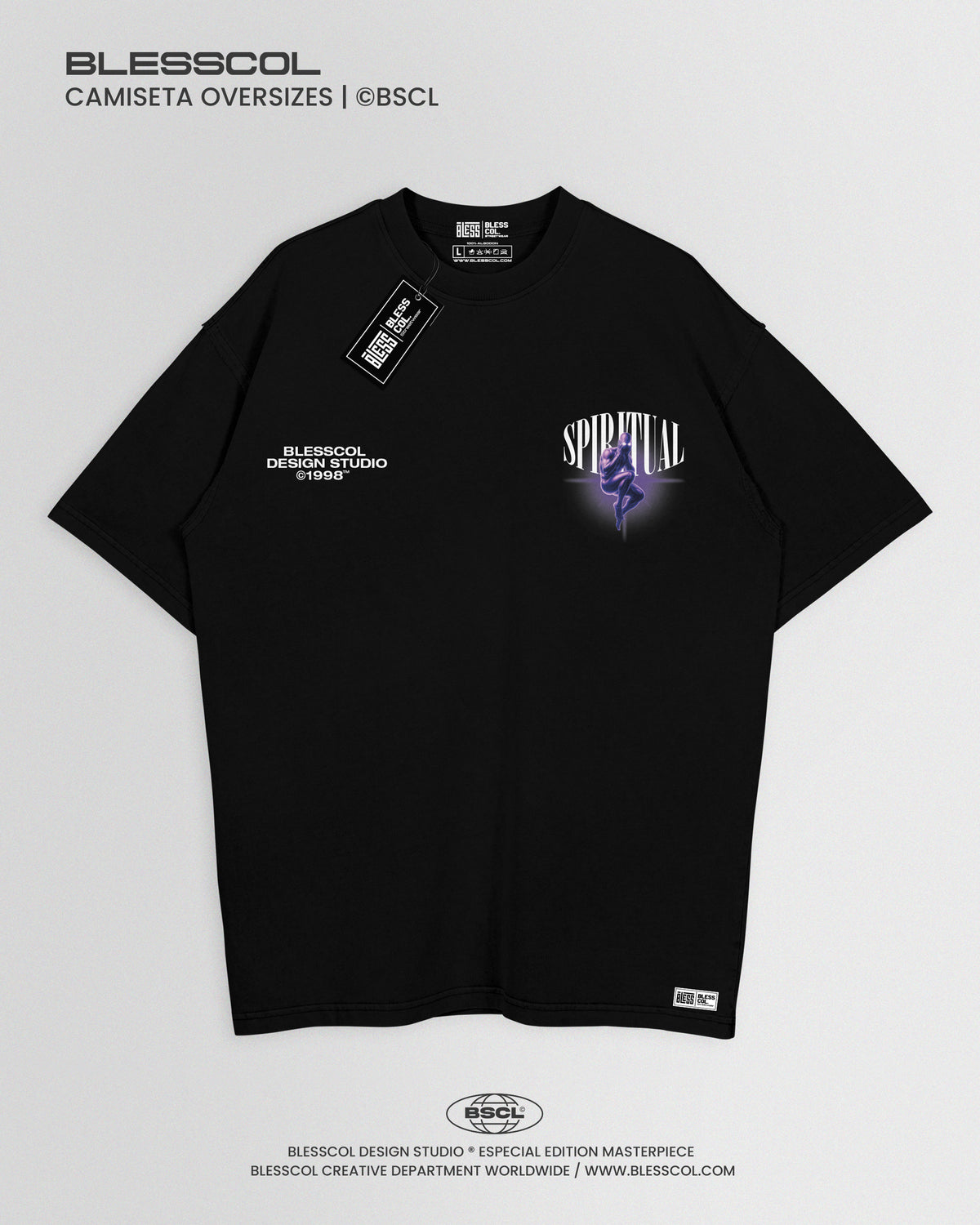 CAMISETA OVERSIZE ESPIRITUAL EDITION