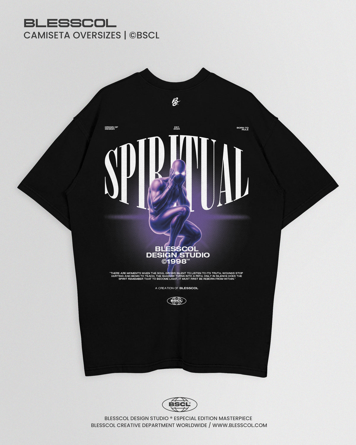 CAMISETA OVERSIZE ESPIRITUAL EDITION