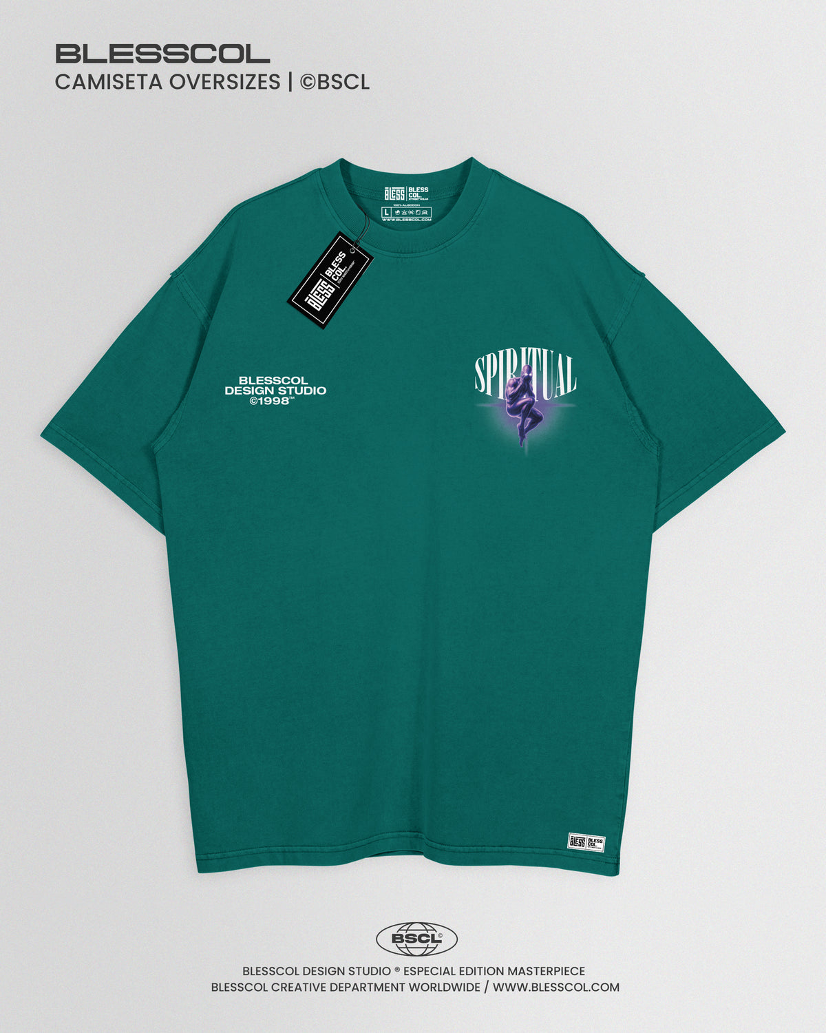 CAMISETA OVERSIZE ESPIRITUAL EDITION