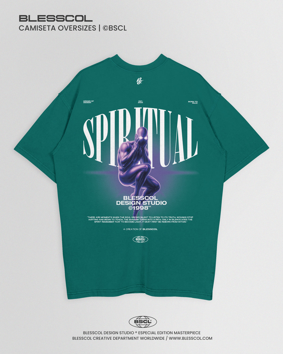 CAMISETA OVERSIZE ESPIRITUAL EDITION