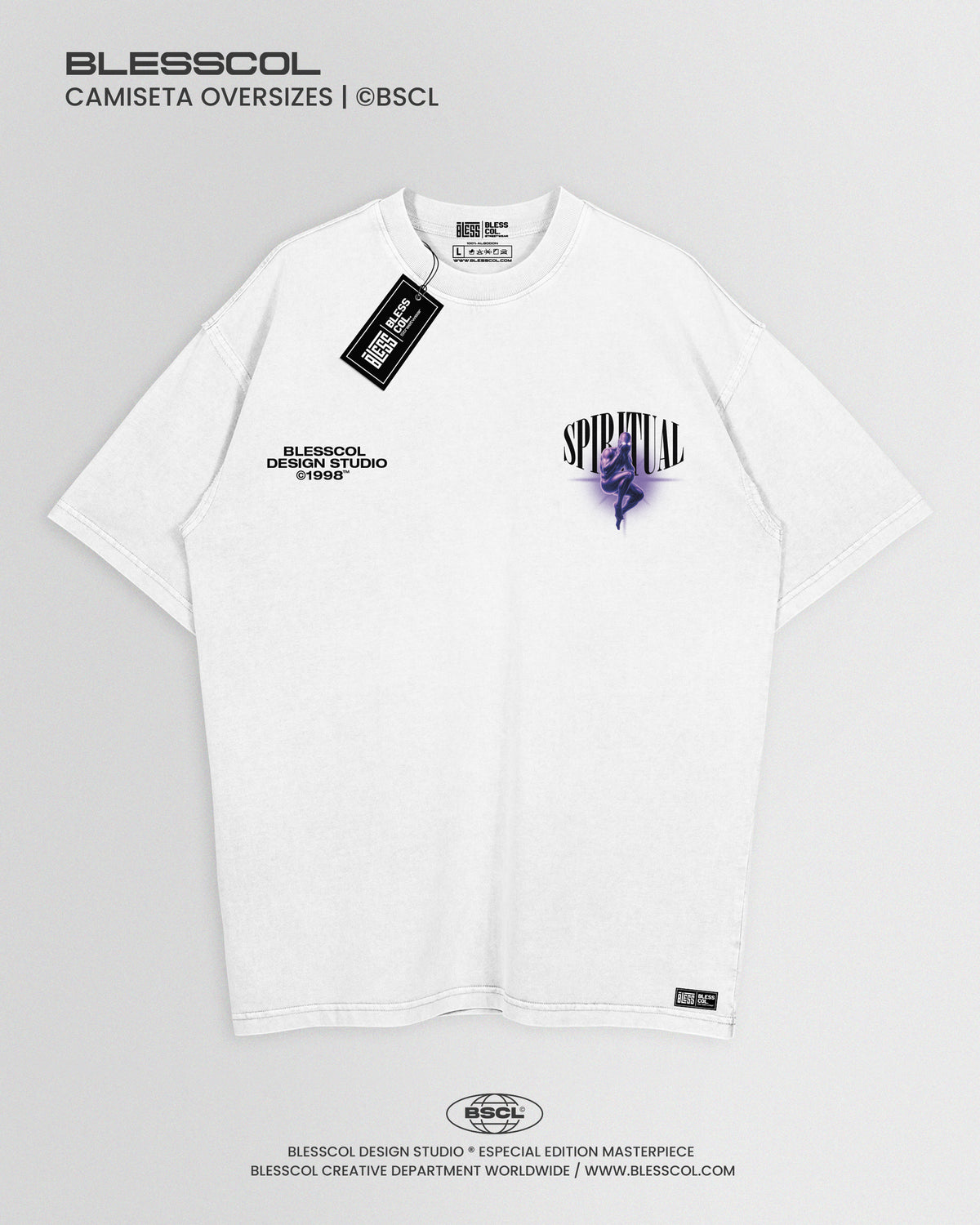 CAMISETA OVERSIZE ESPIRITUAL EDITION