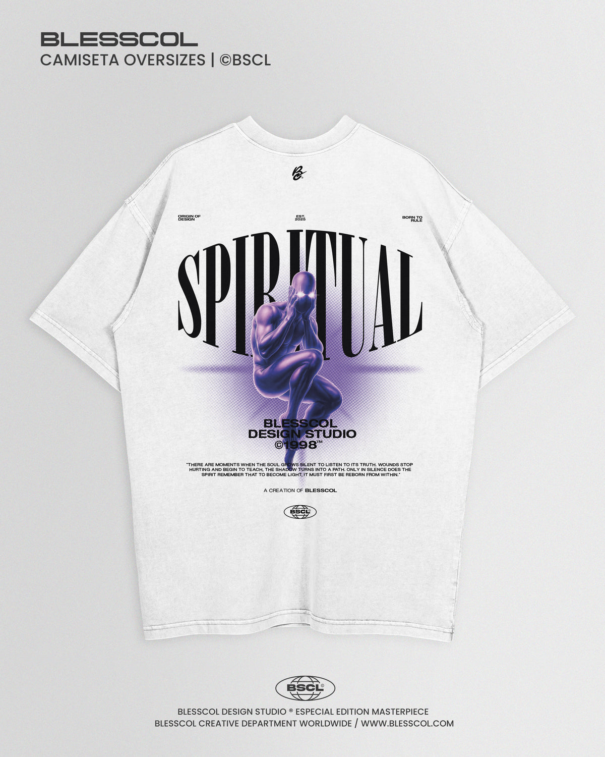 CAMISETA OVERSIZE ESPIRITUAL EDITION