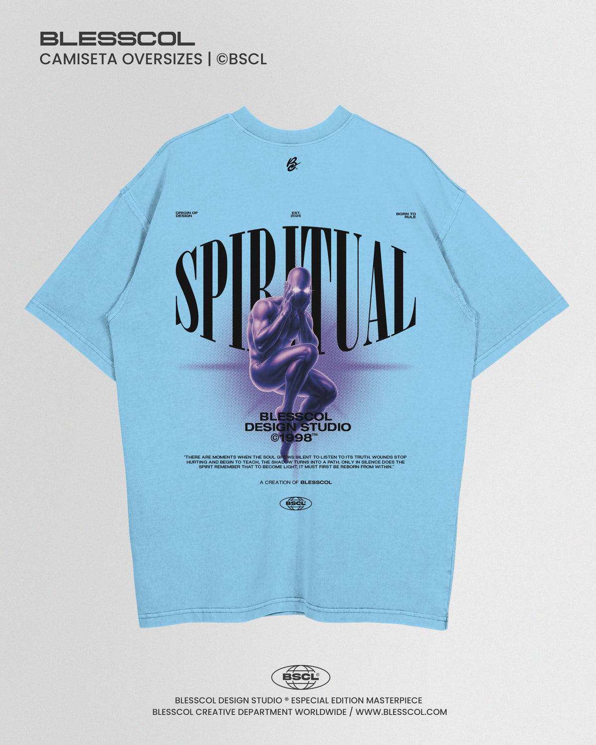 CAMISETA OVERSIZE ESPIRITUAL EDITION
