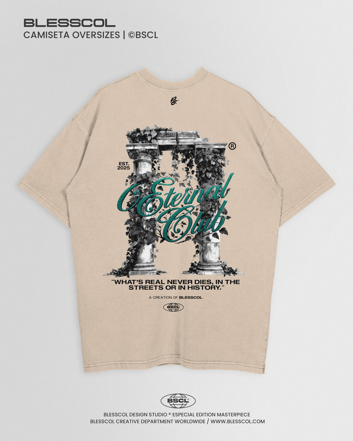 CAMISETA OVERSIZE ETERNAL CLUB SOCIETY