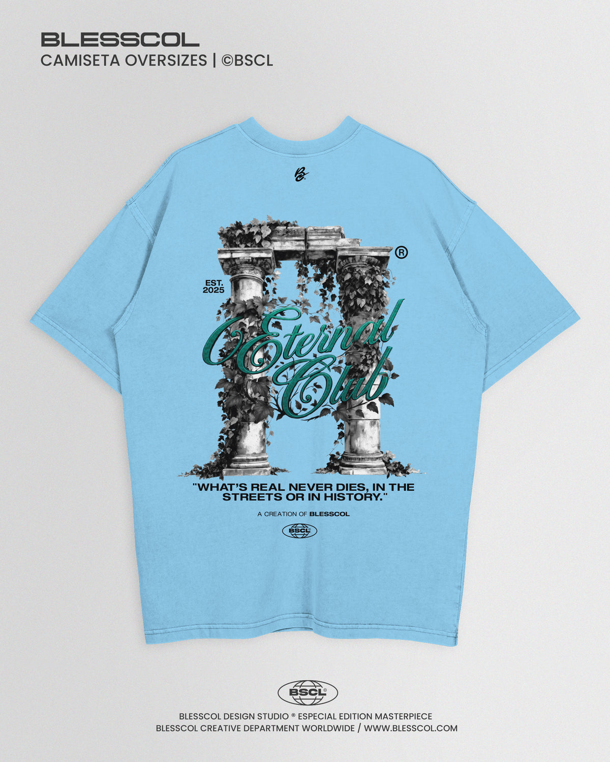 CAMISETA OVERSIZE ETERNAL CLUB SOCIETY