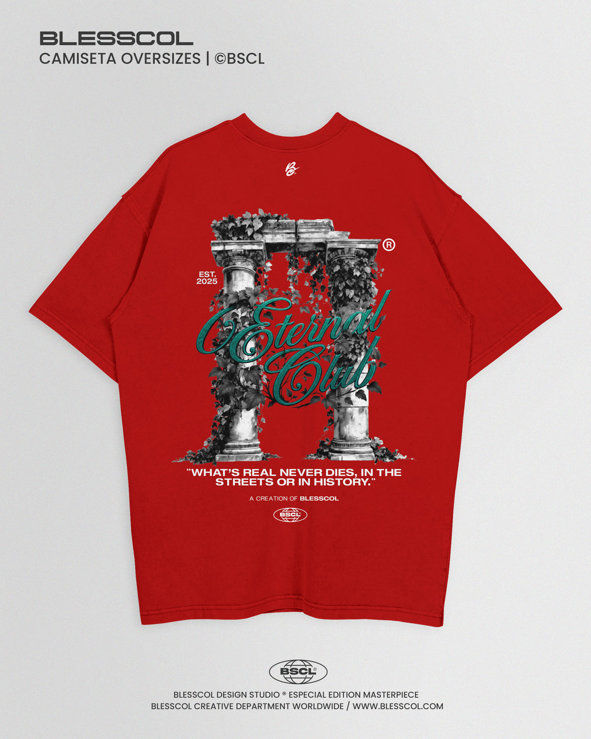 CAMISETA OVERSIZE ETERNAL CLUB SOCIETY