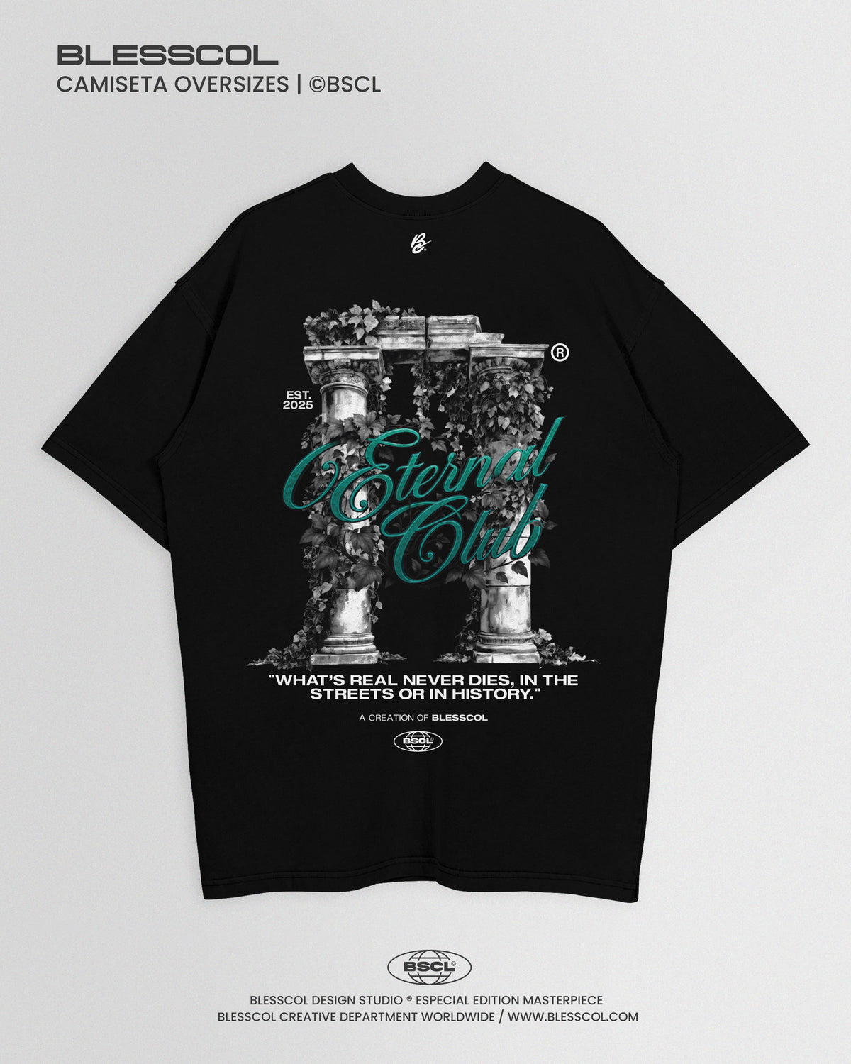 CAMISETA OVERSIZE ETERNAL CLUB SOCIETY