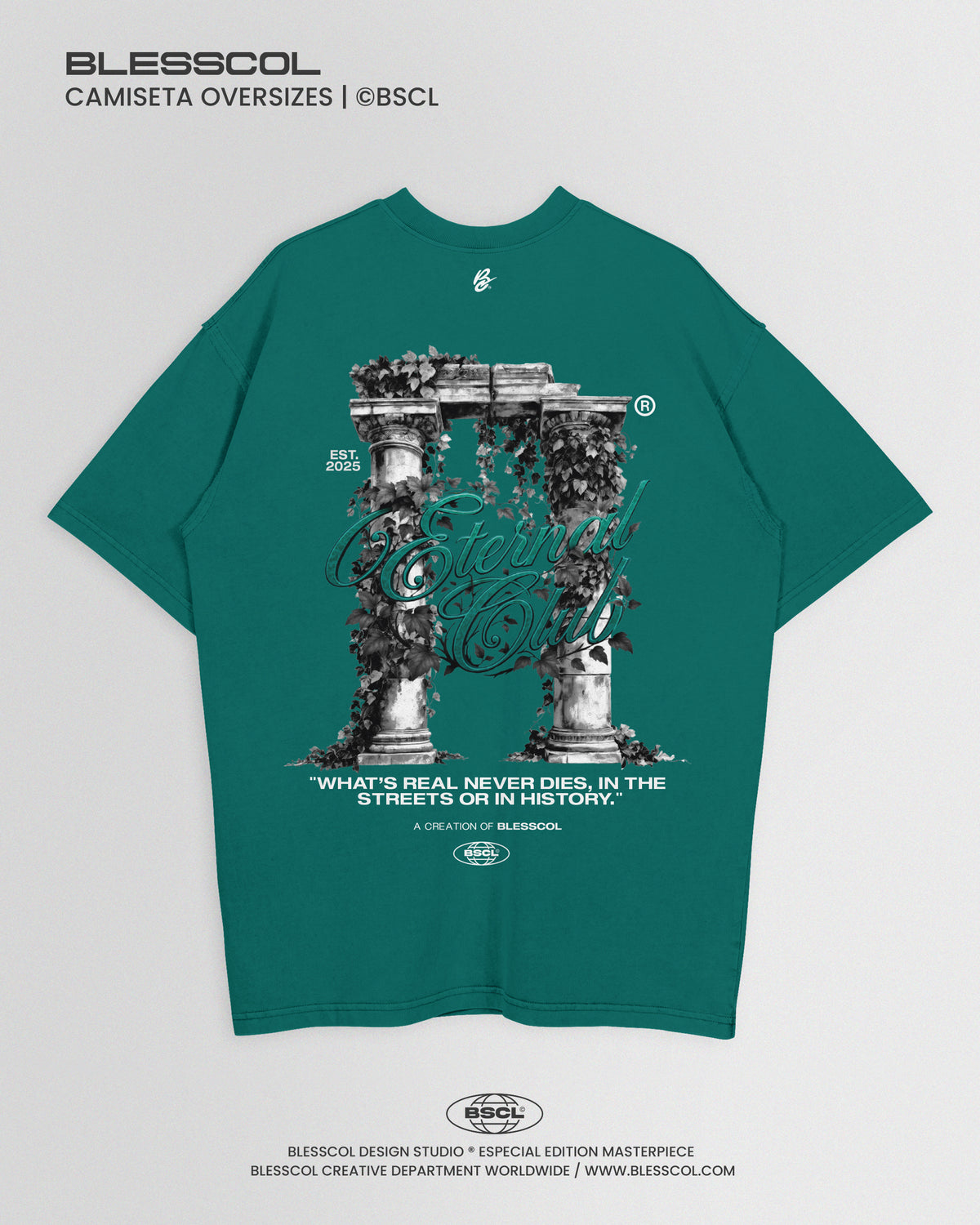 CAMISETA OVERSIZE ETERNAL CLUB SOCIETY