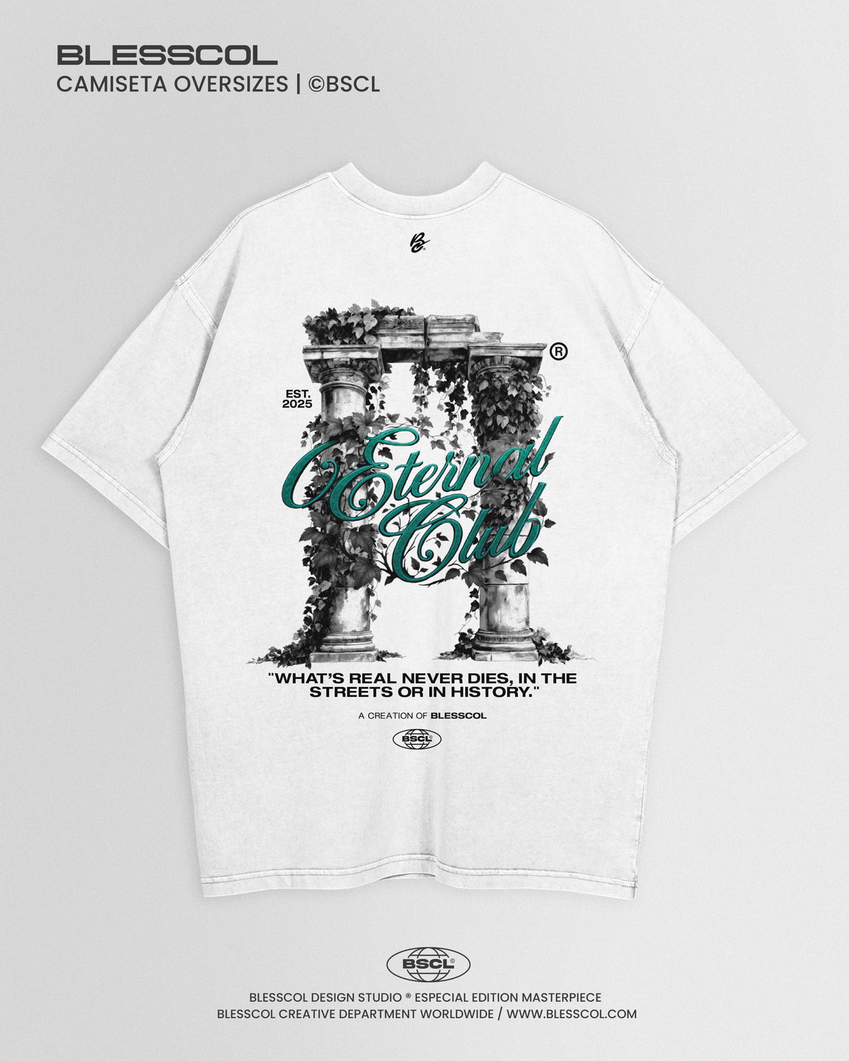 CAMISETA OVERSIZE ETERNAL CLUB SOCIETY