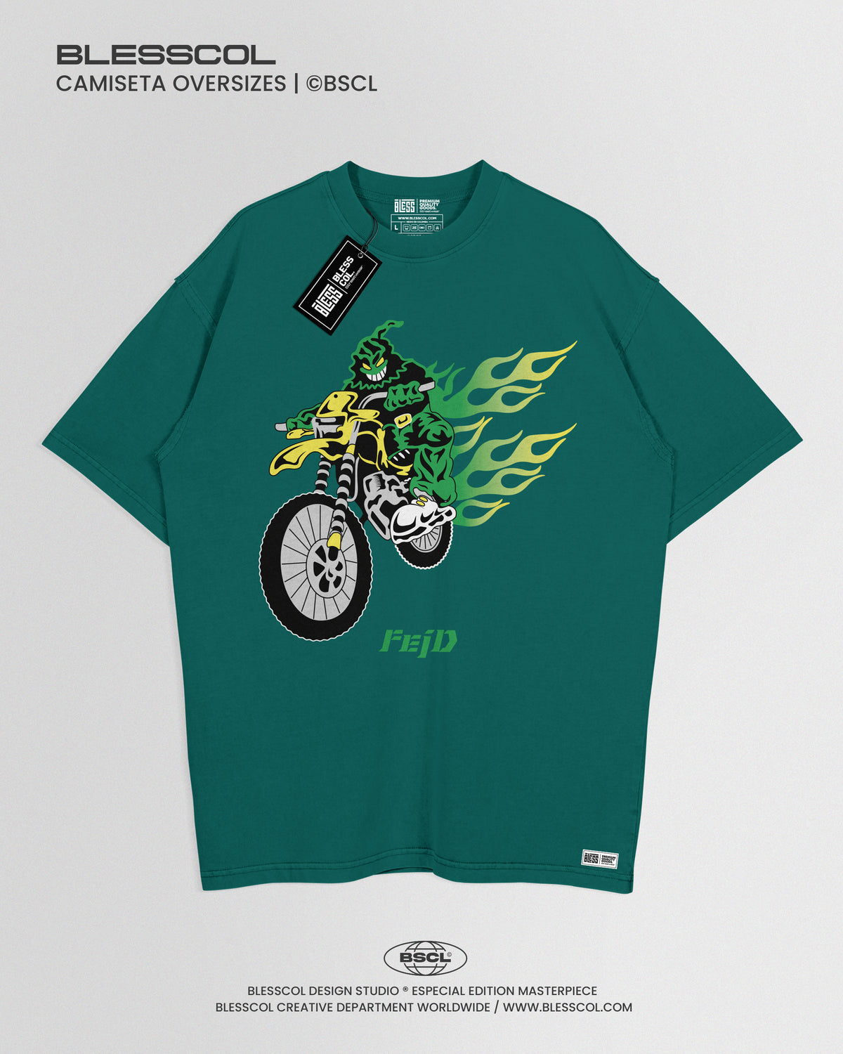 CAMISETA OVERSIZE FEID MOTO FERXXO