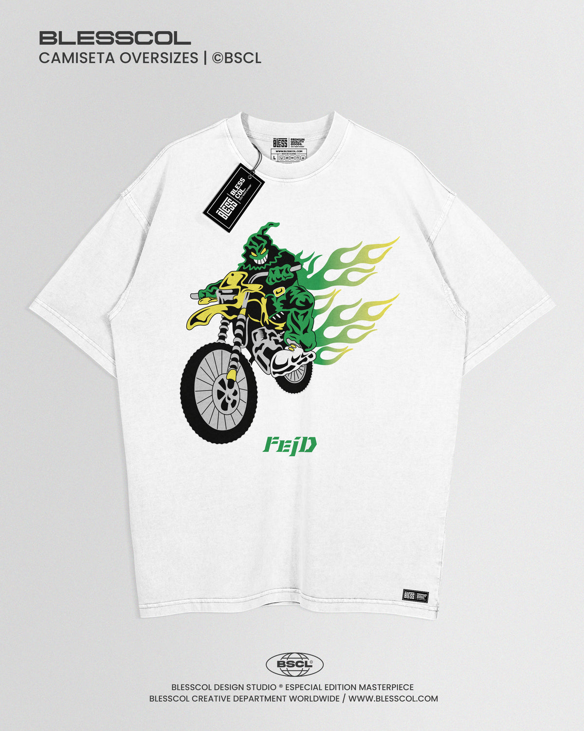 CAMISETA OVERSIZE FEID MOTO FERXXO