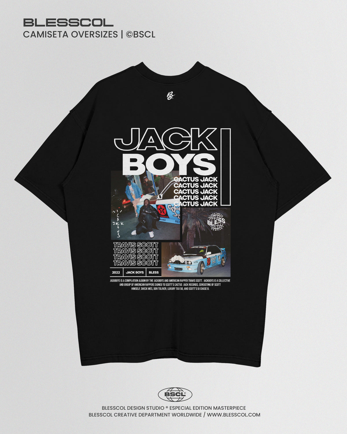 CAMISETA OVERSIZE JACK BOYS TRAVIS SCOTT