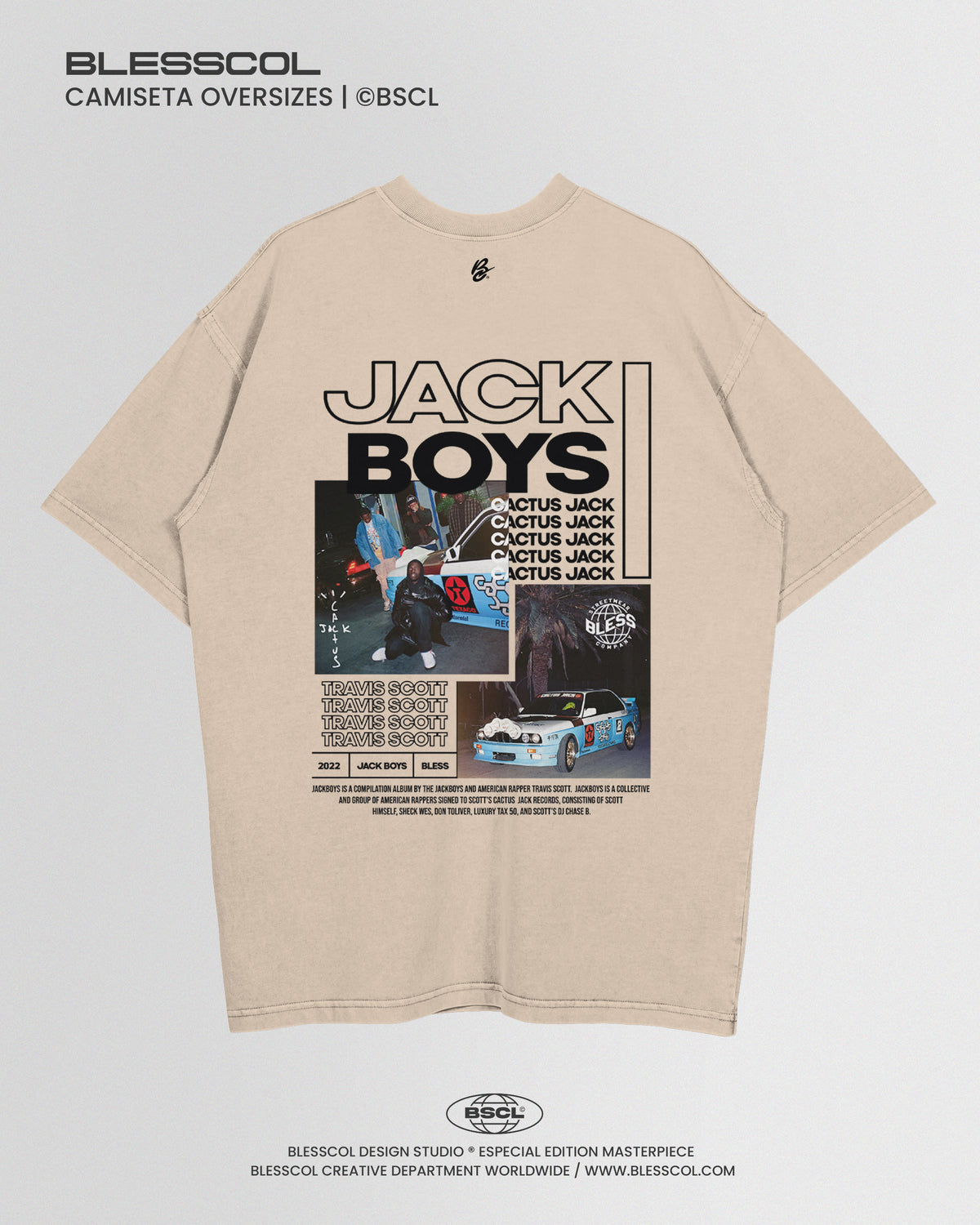 CAMISETA OVERSIZE JACK BOYS TRAVIS SCOTT