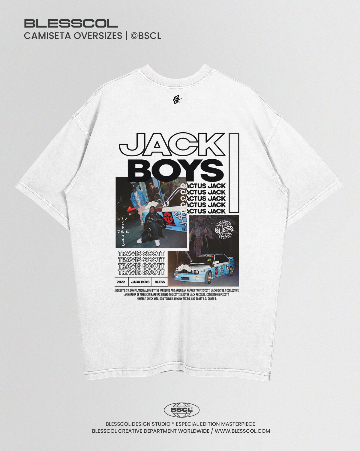 CAMISETA OVERSIZE JACK BOYS TRAVIS SCOTT