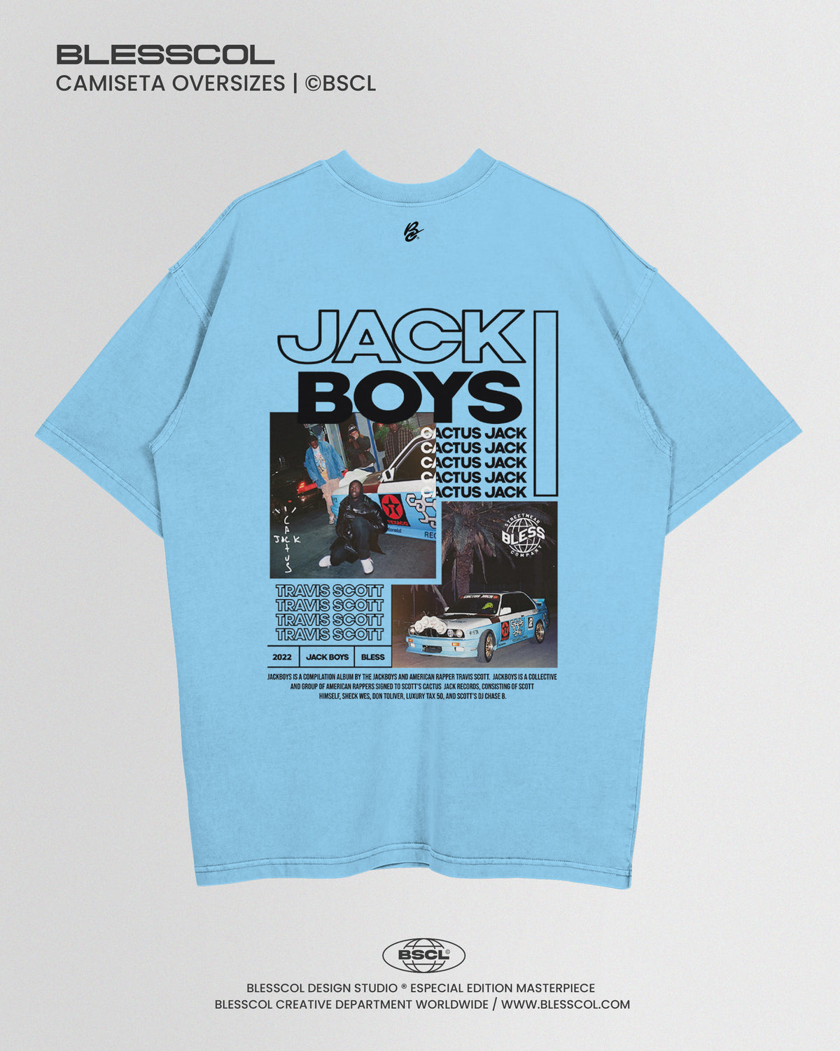 CAMISETA OVERSIZE JACK BOYS TRAVIS SCOTT