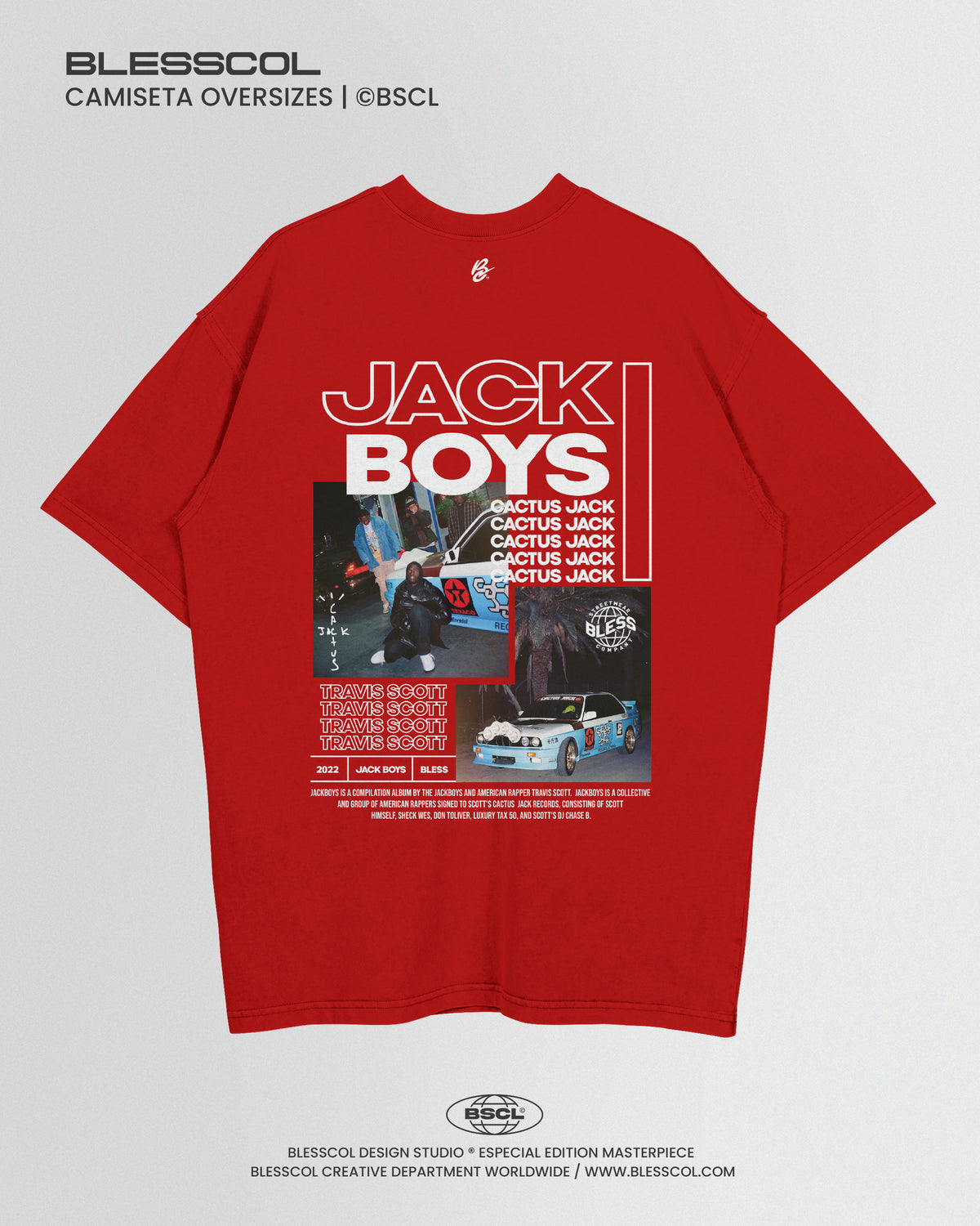 CAMISETA OVERSIZE JACK BOYS TRAVIS SCOTT
