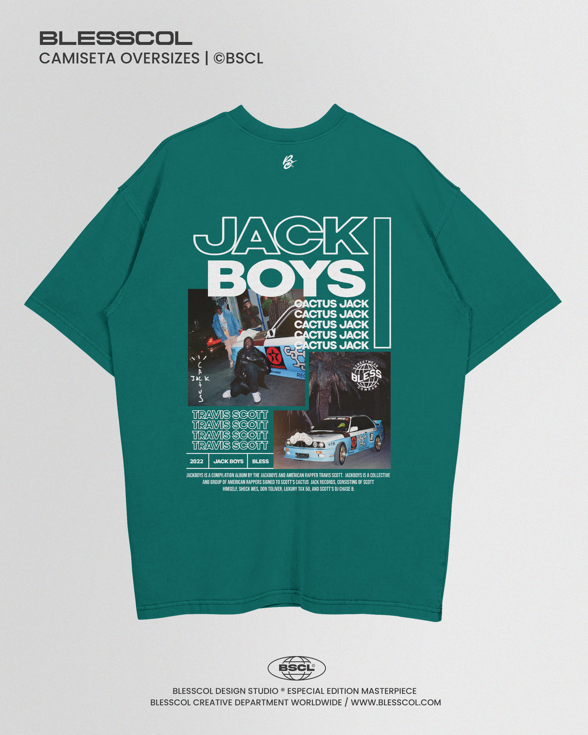 CAMISETA OVERSIZE JACK BOYS TRAVIS SCOTT