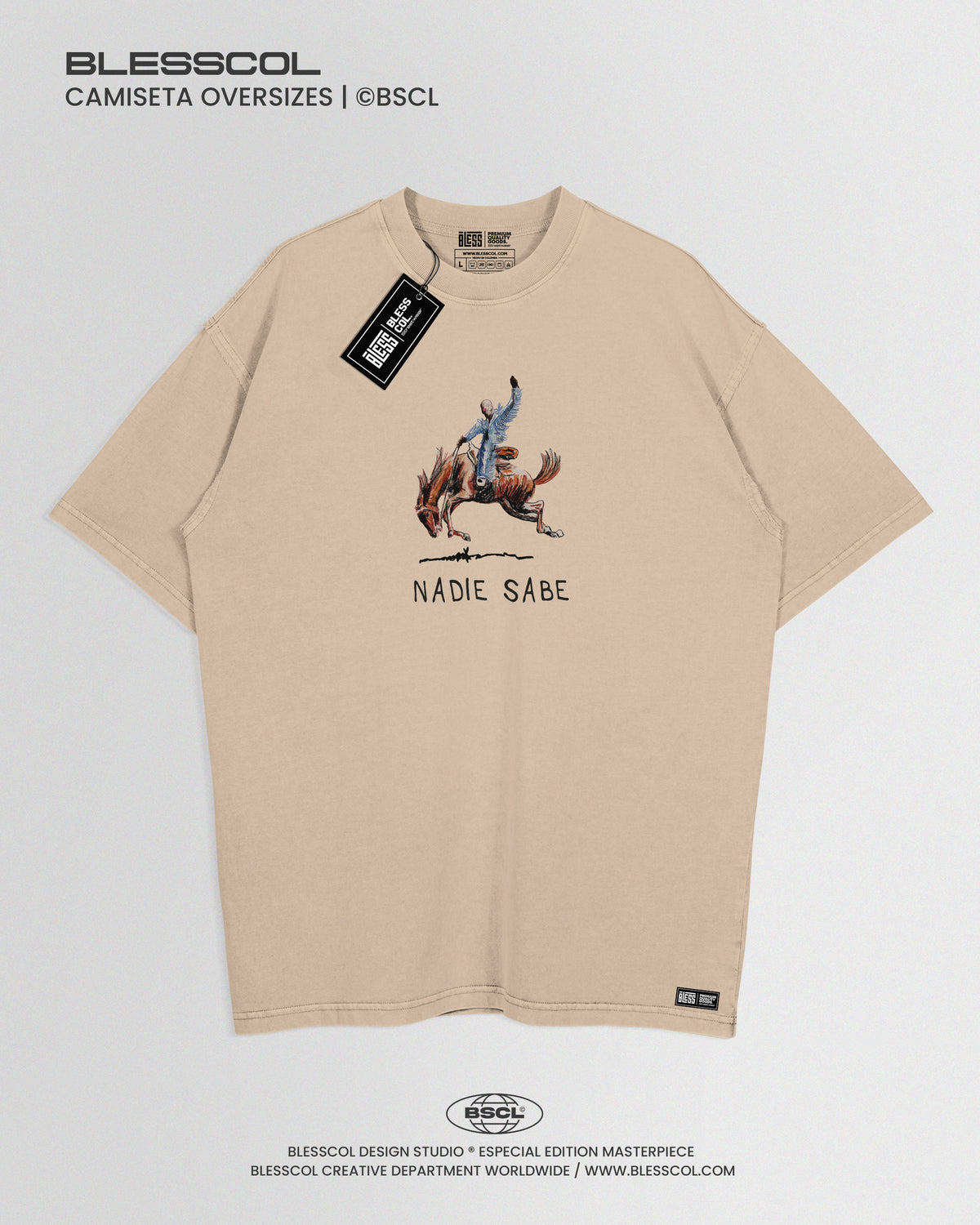 CAMISETA OVERSIZE NADIE SABE BAD BUNNY