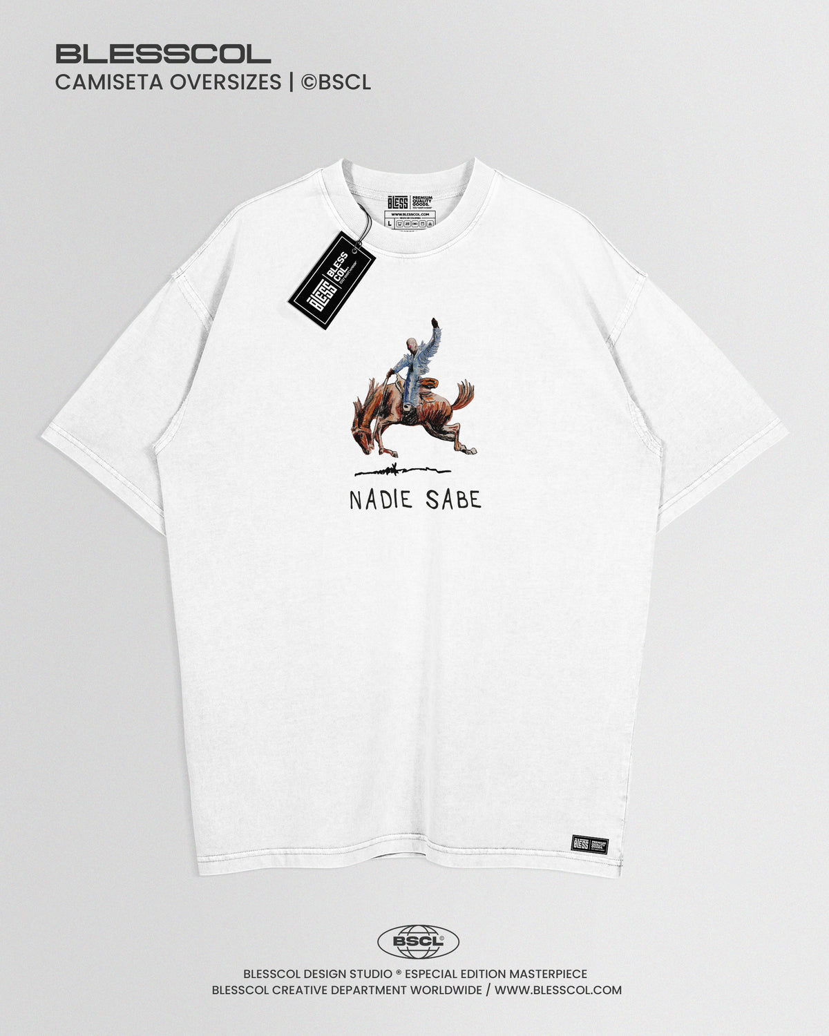 CAMISETA OVERSIZE NADIE SABE BAD BUNNY