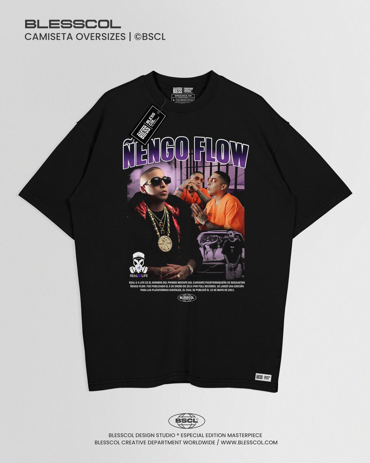 CAMISETA OVERSIZE ÑENGO FLOW