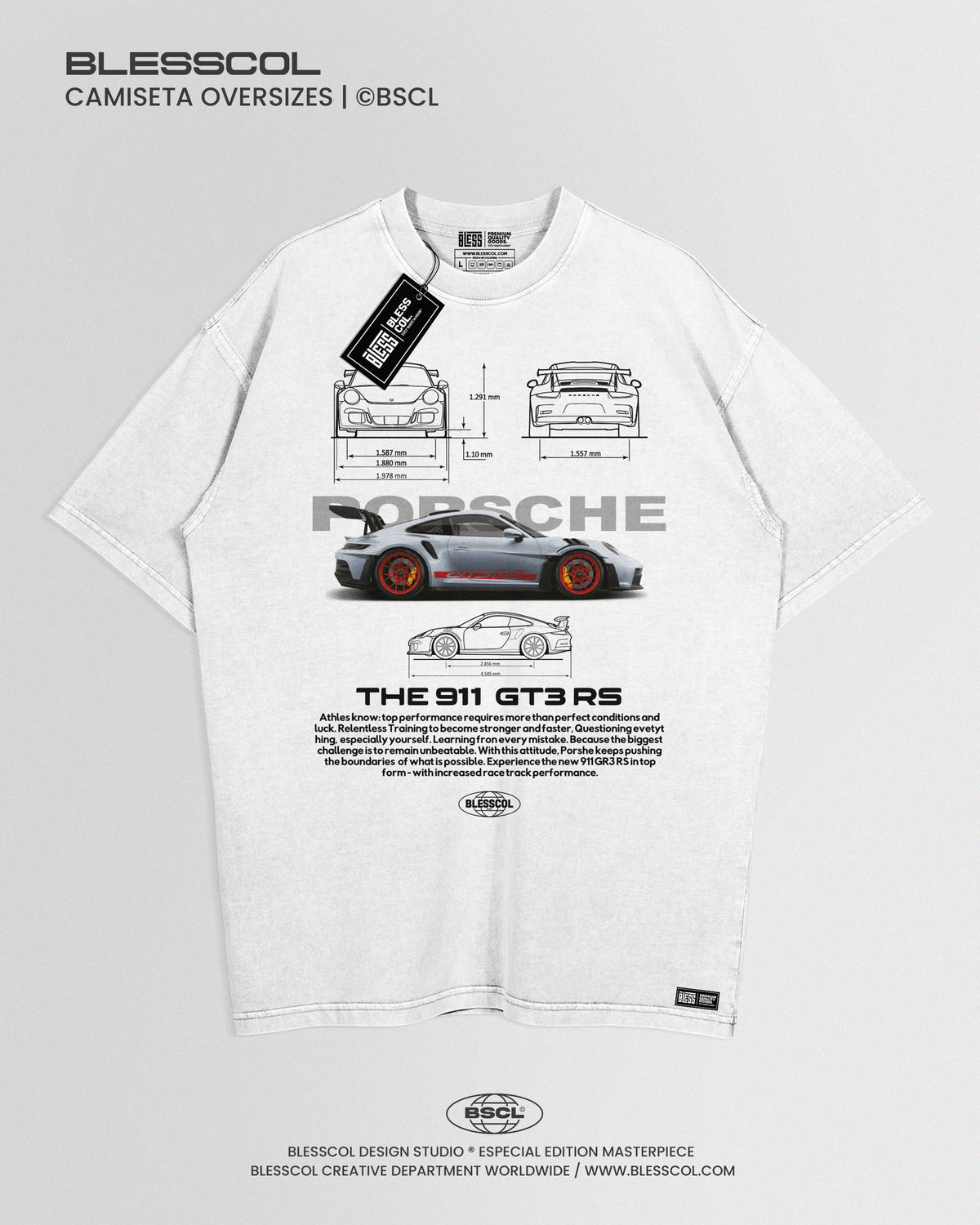 CAMISETA OVERSIZE PORSCHE 911 EDITION