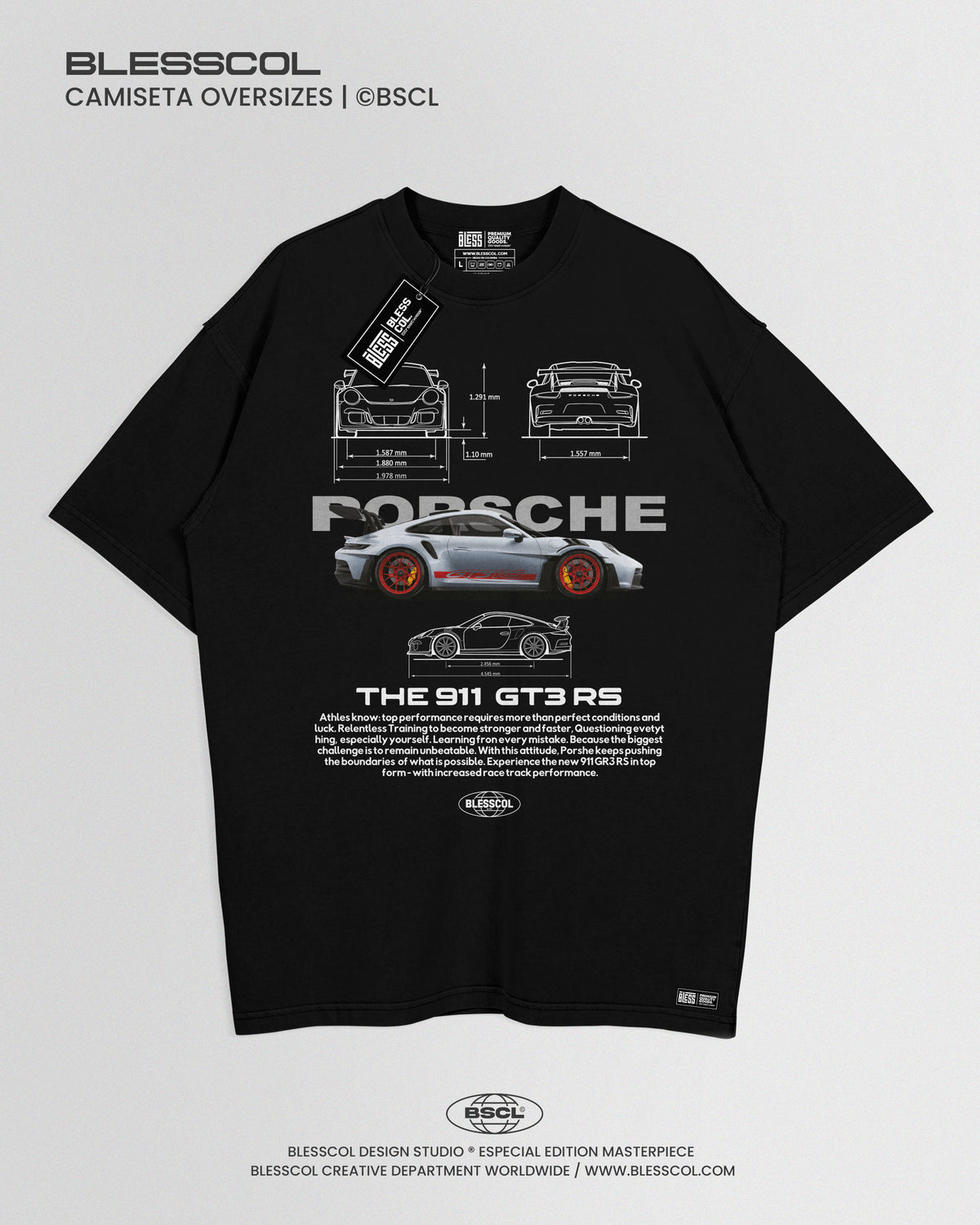 CAMISETA OVERSIZE PORSCHE 911 EDITION