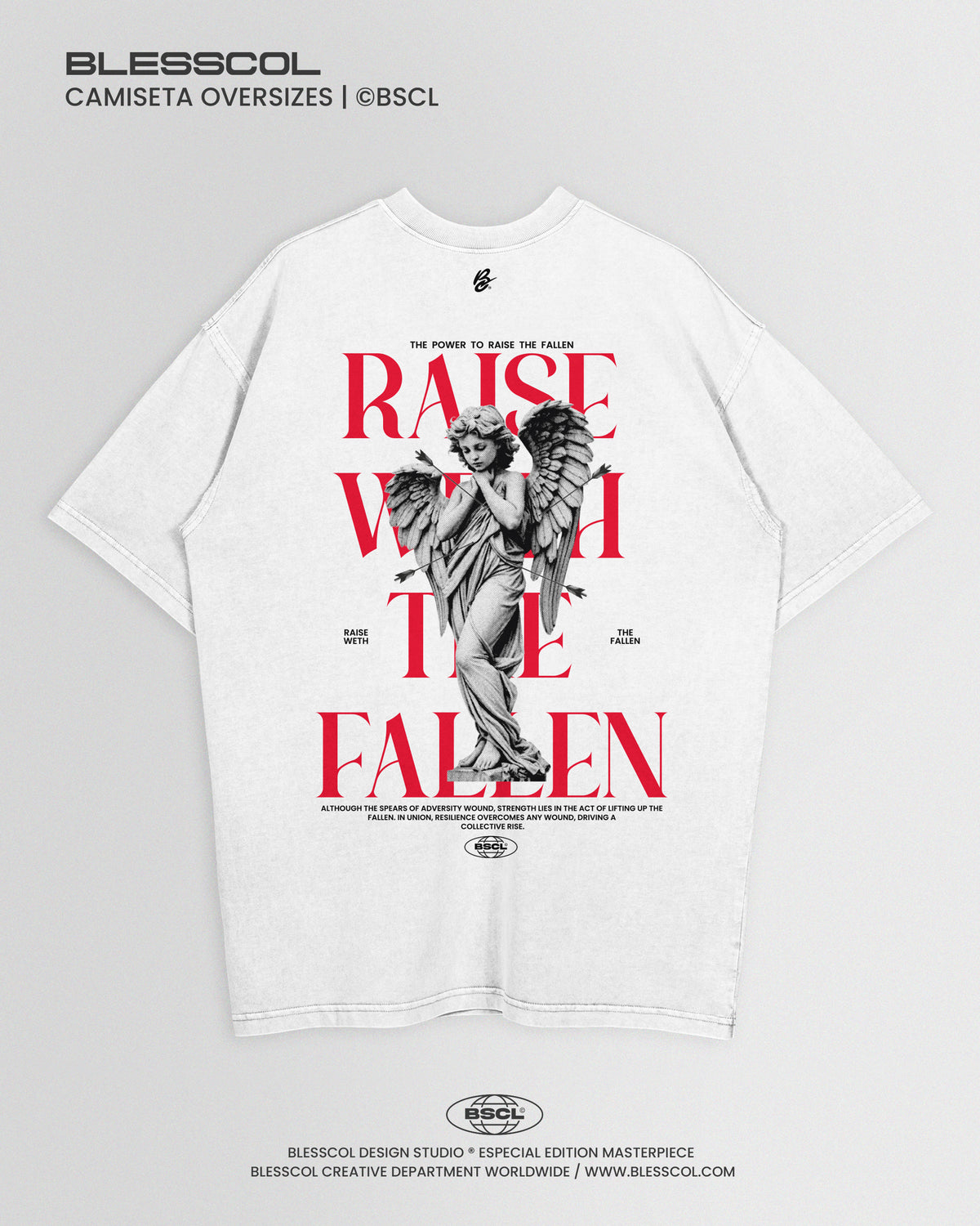 CAMISETA OVERSIZE RAISE WETH THE FALLEN