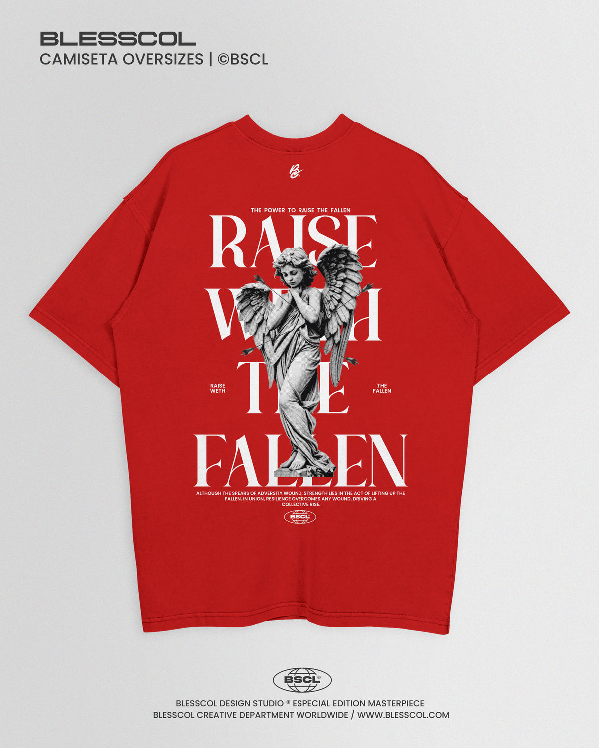 CAMISETA OVERSIZE RAISE WETH THE FALLEN