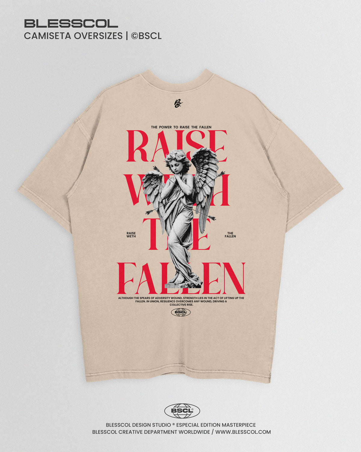 CAMISETA OVERSIZE RAISE WETH THE FALLEN