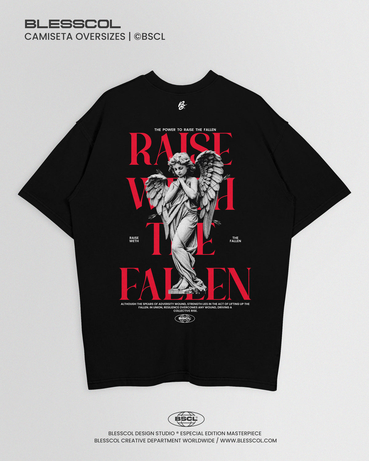 CAMISETA OVERSIZE RAISE WETH THE FALLEN