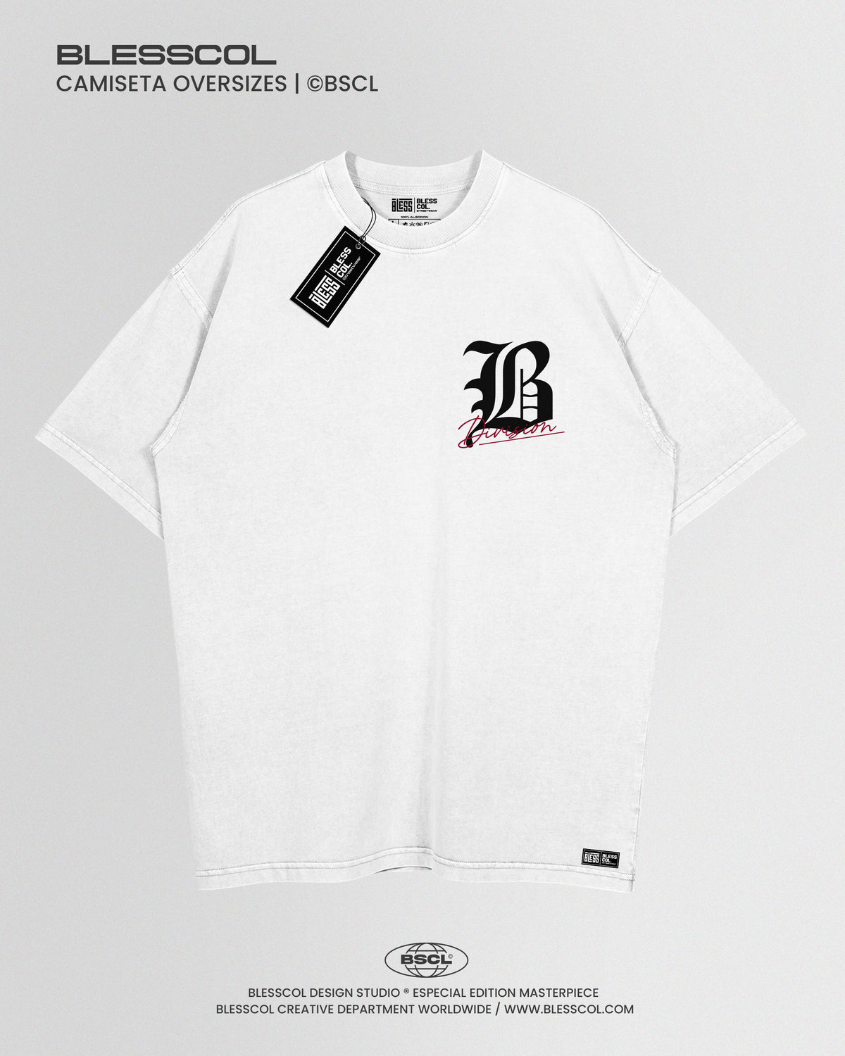 CAMISETA OVERSIZE BLESSED B DIVISION