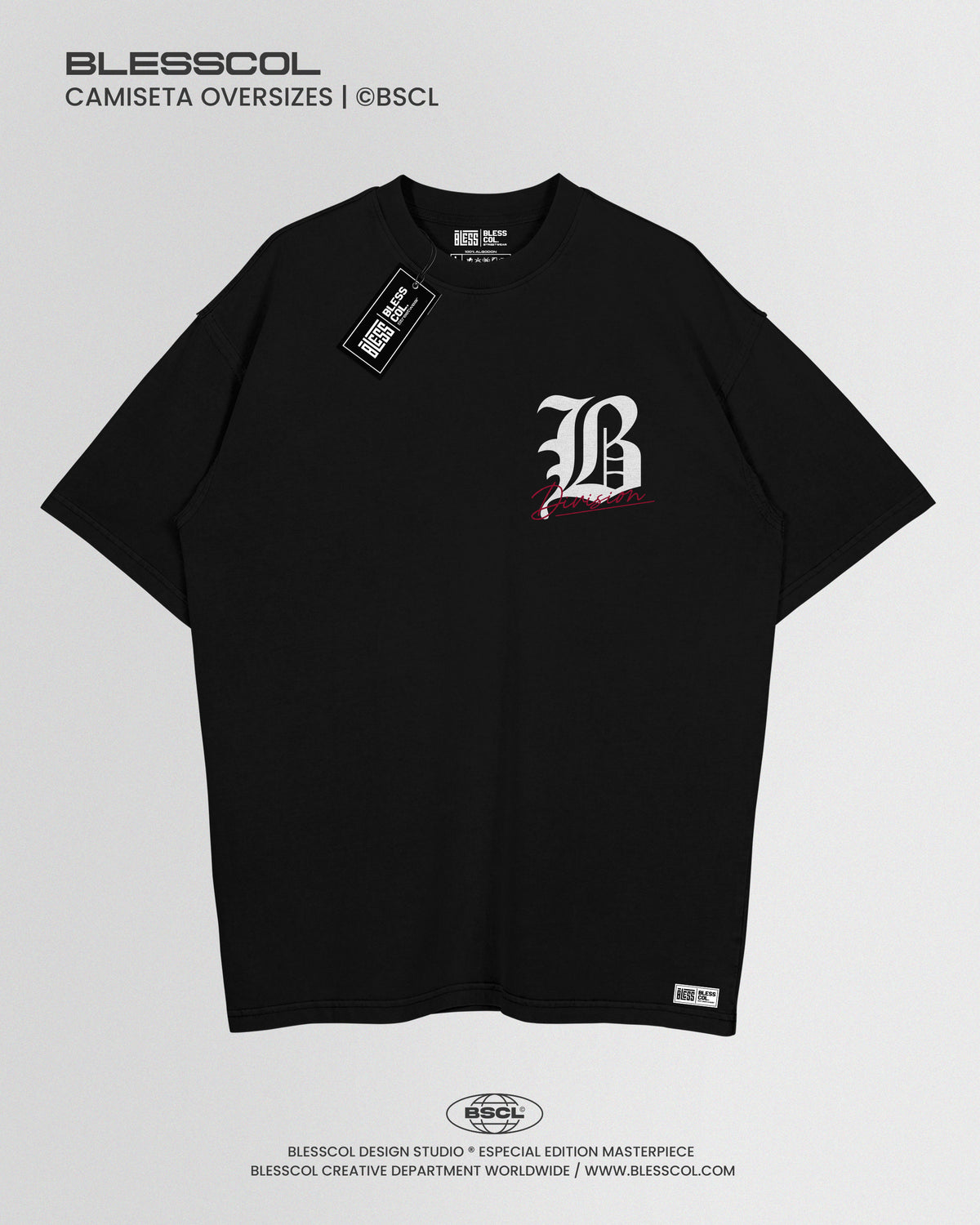 CAMISETA OVERSIZE BLESSED B DIVISION