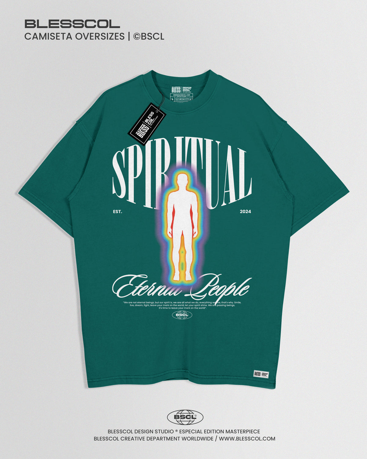 CAMISETA OVERSIZE SPIRITUAL EDITION