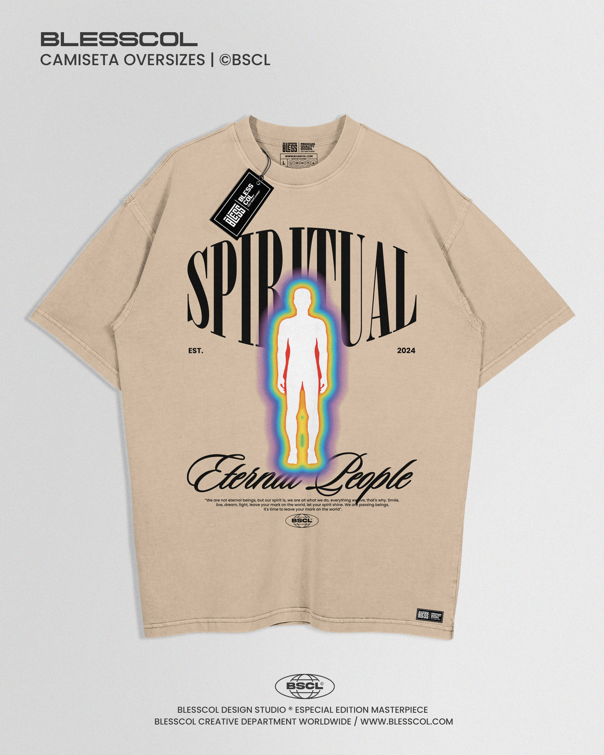 CAMISETA OVERSIZE SPIRITUAL EDITION