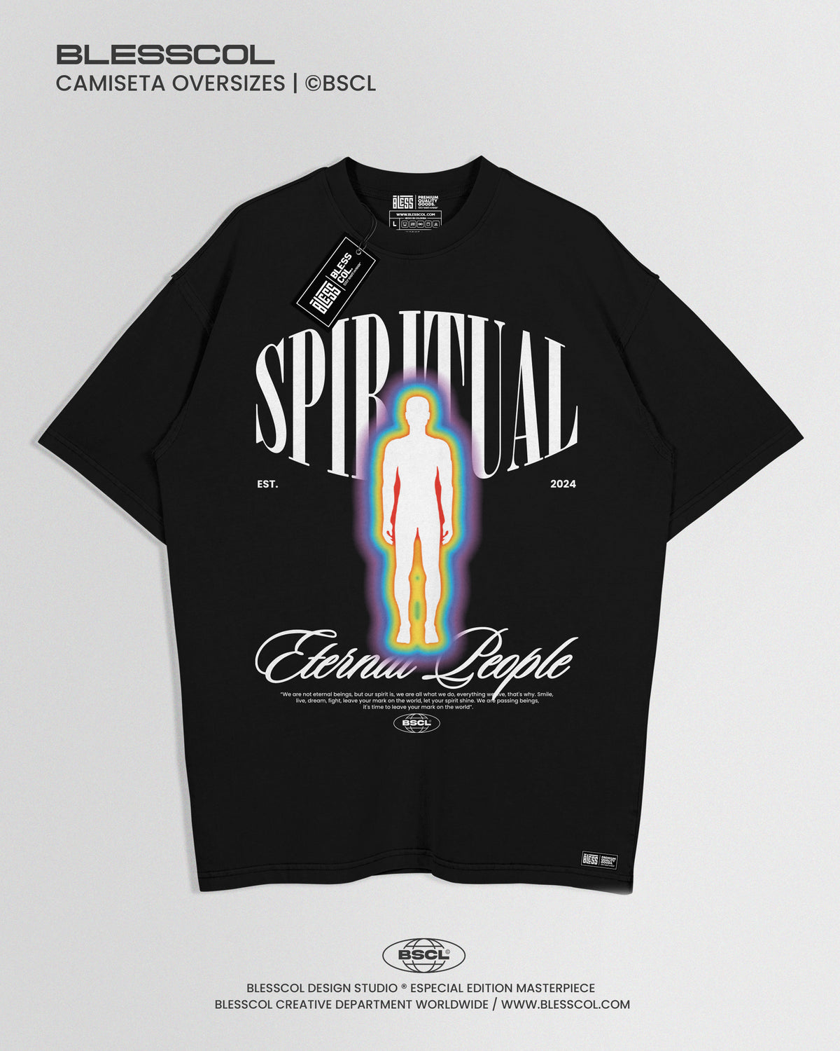 CAMISETA OVERSIZE SPIRITUAL EDITION