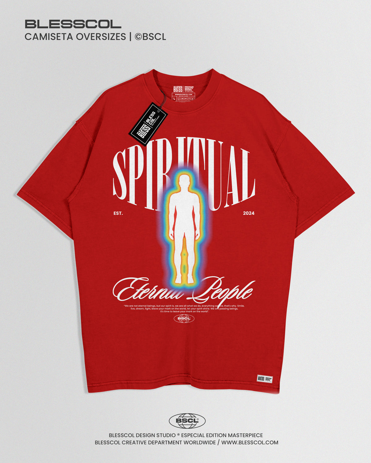 CAMISETA OVERSIZE SPIRITUAL EDITION