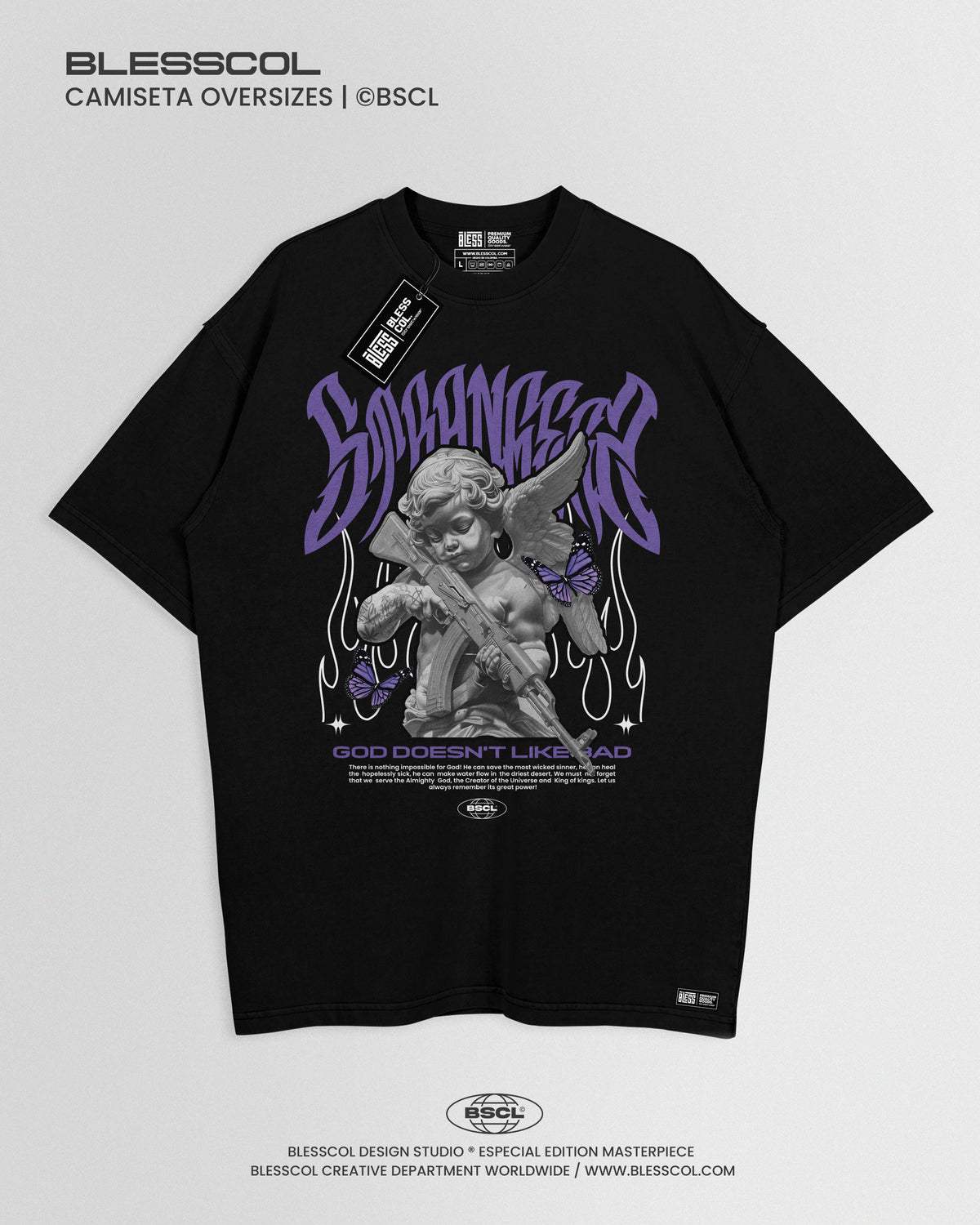 CAMISETA OVERSIZE STRANGERS EDITION