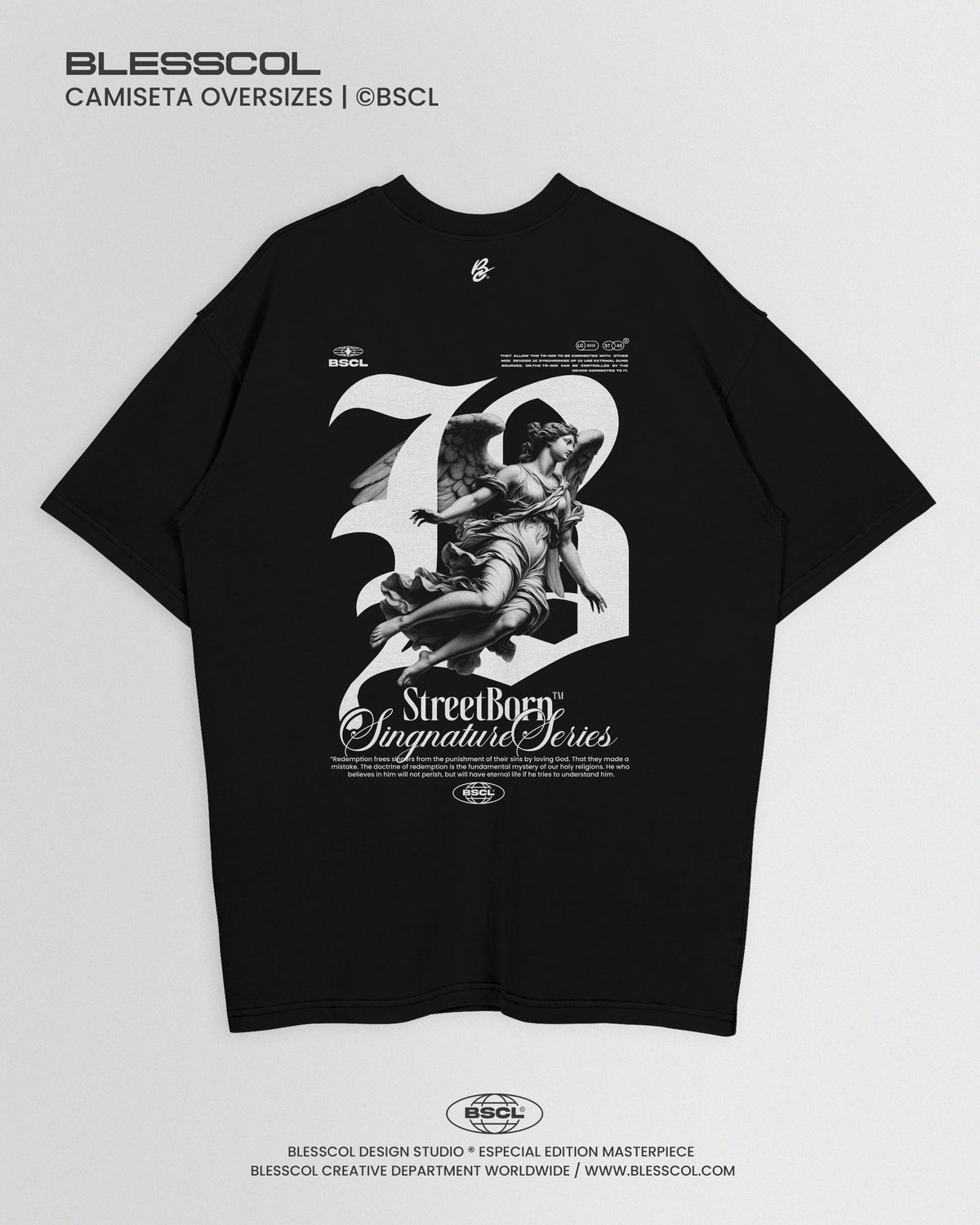 CAMISETA OVERSIZE STREETBORN SIGNATURE B